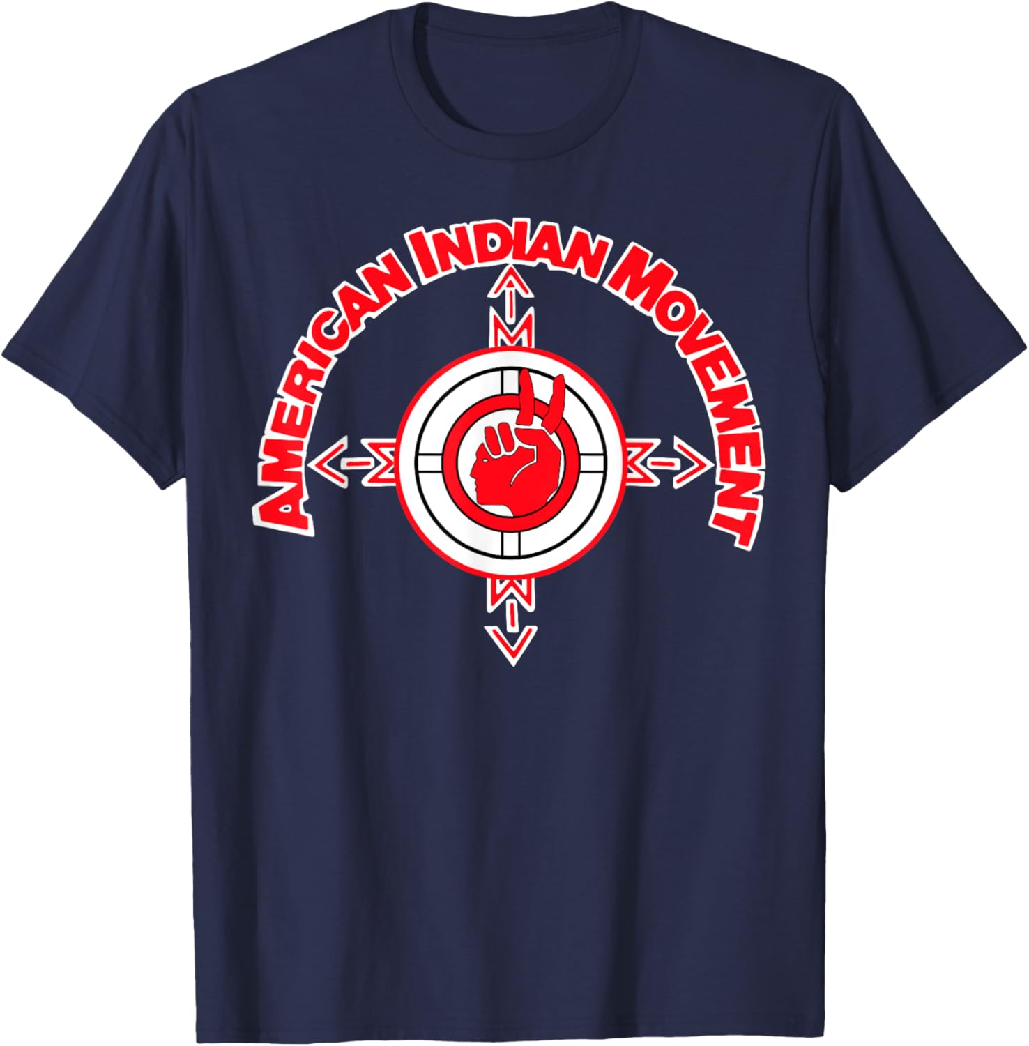 American Indian Movement T-Shirt Stylish Graphic Tee for Supporters - 3