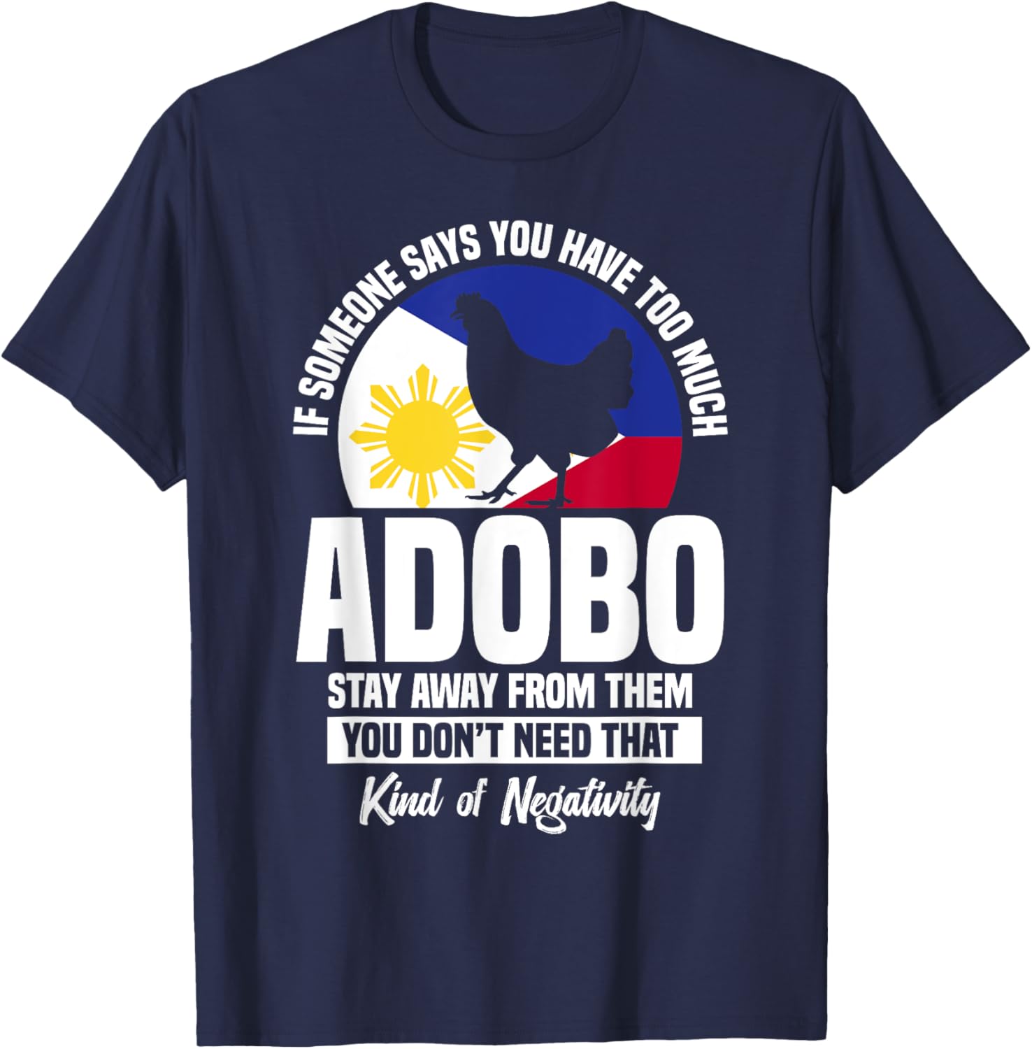 Chicken Adobo Lover T-Shirt for Filipino Food Fans and Snack Lovers - 1