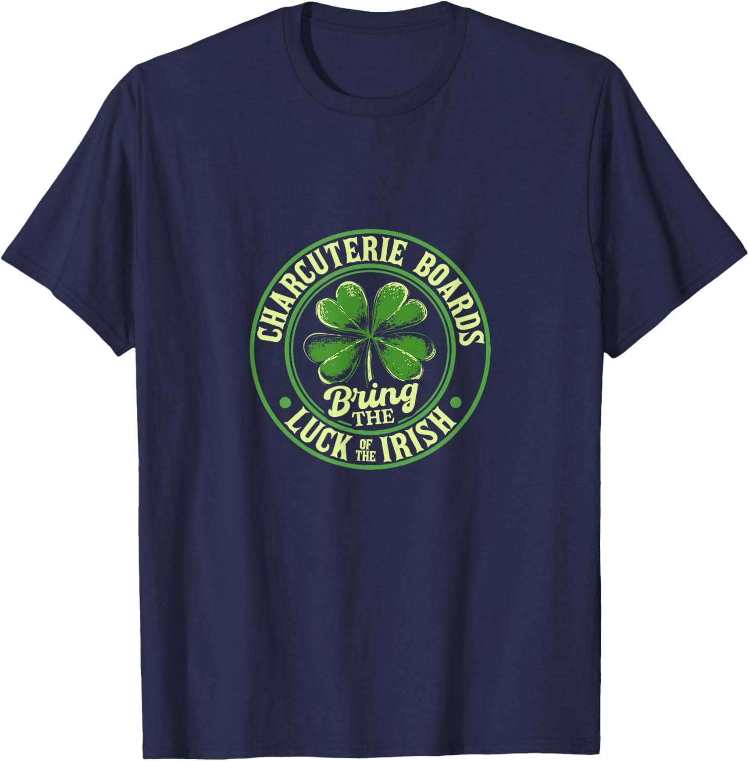 St. Patrick's Day Charcuterie Shamrock T-Shirt for Festive Fun - 16