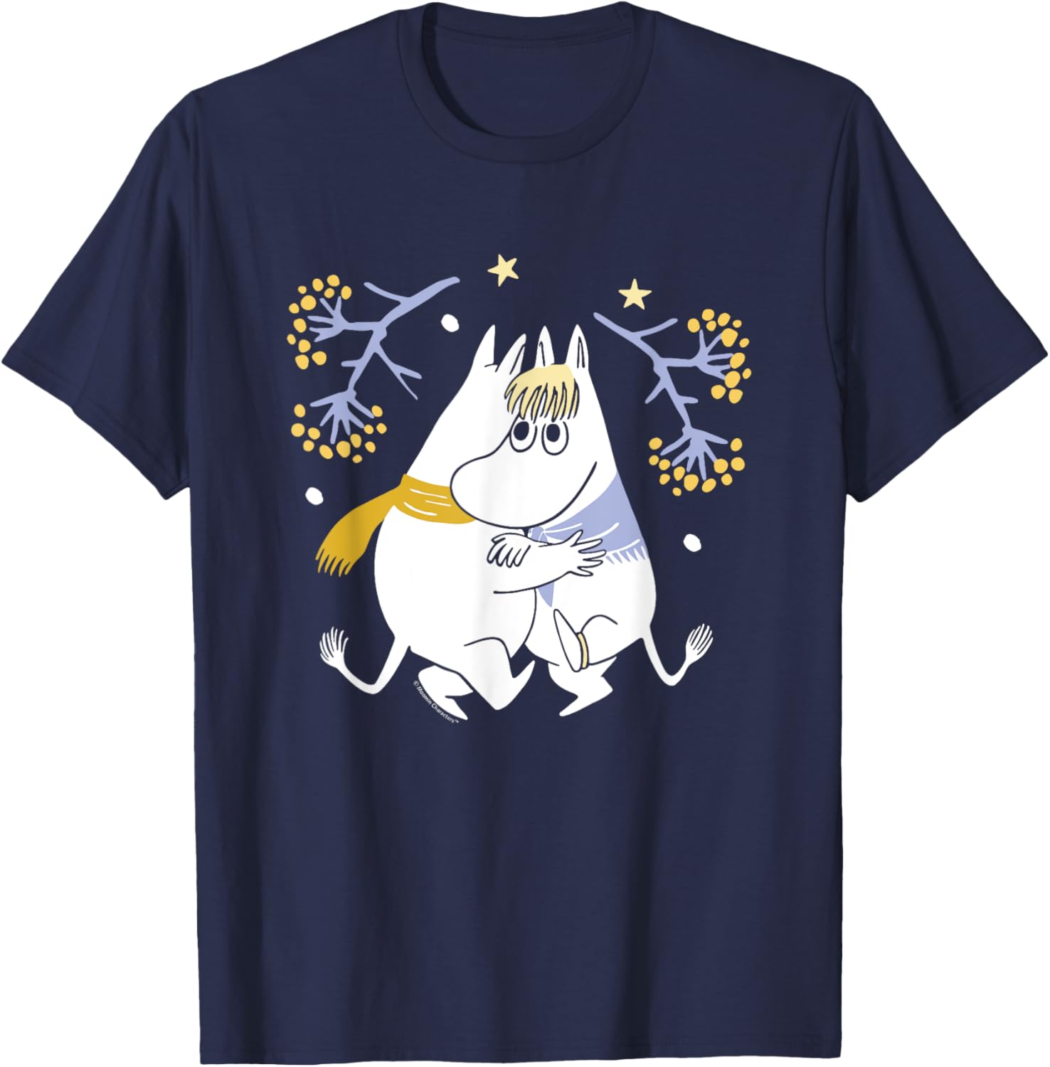 Moomin Moomintroll and Snorkmaiden Winter Dance T-Shirt for Kids - 8