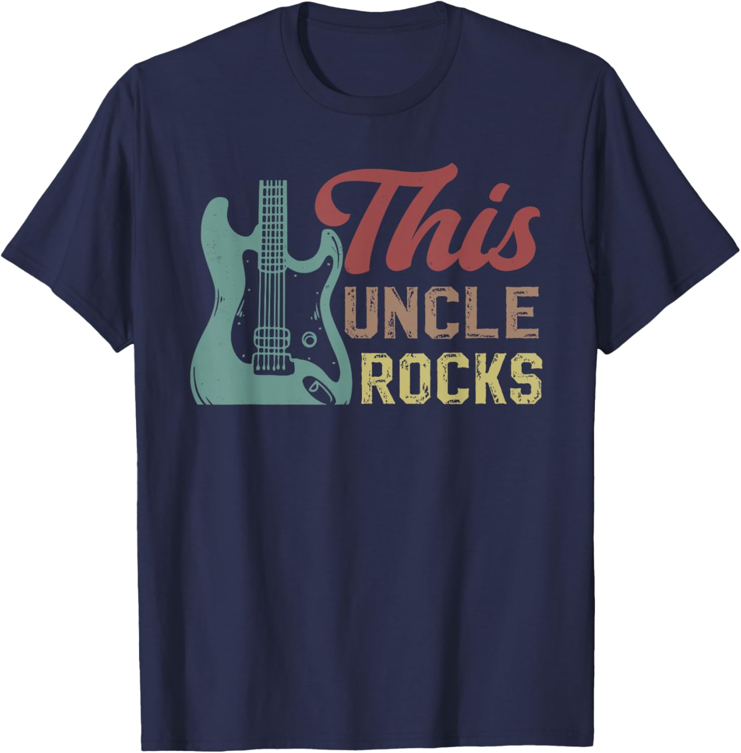 Guitar Uncle T-Shirt for Guitarists - Perfect Gift for Musical Uncles - 2