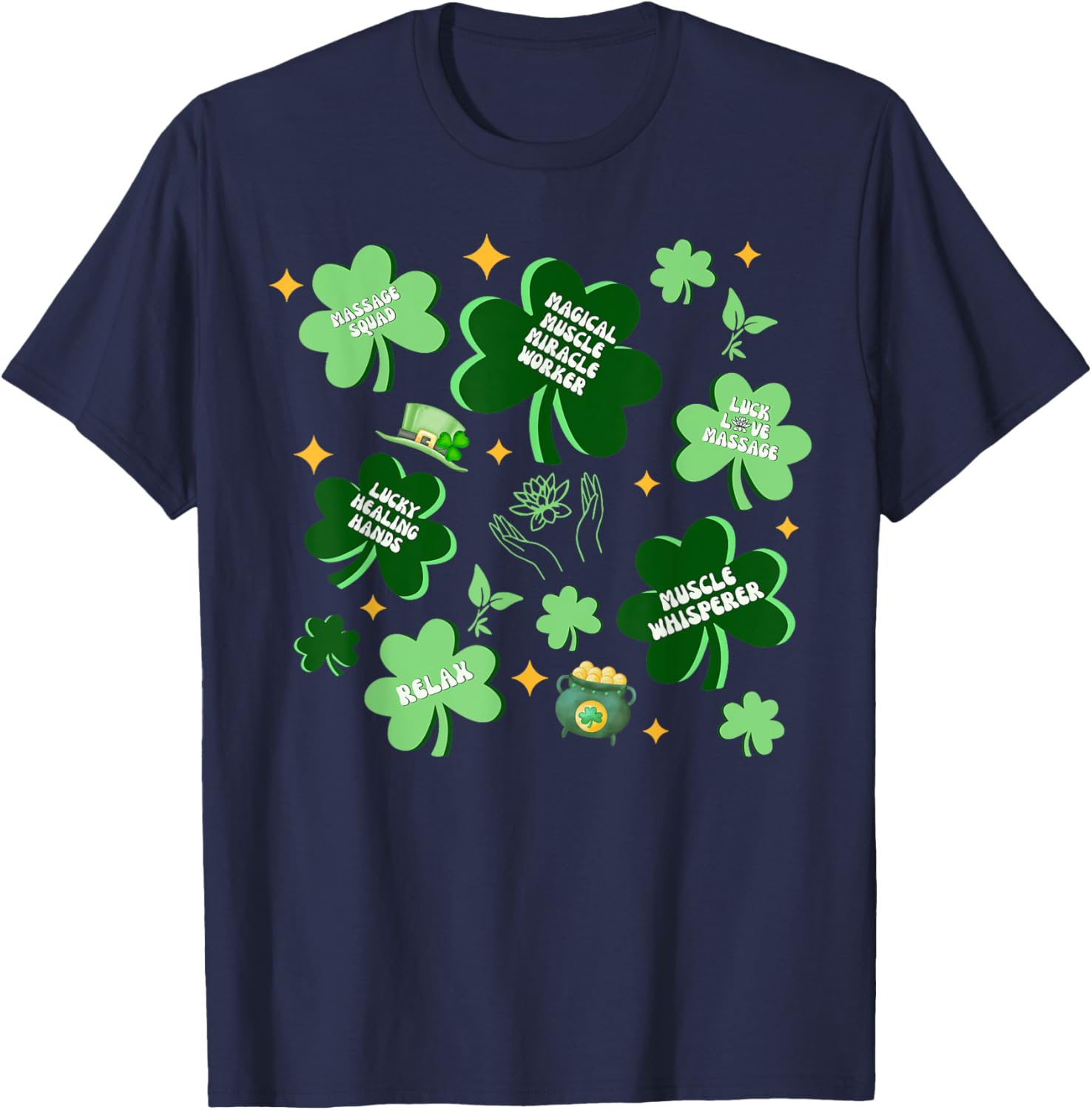 St Patricks Day Massage Therapist Graduation T-Shirt for LMTs - 13