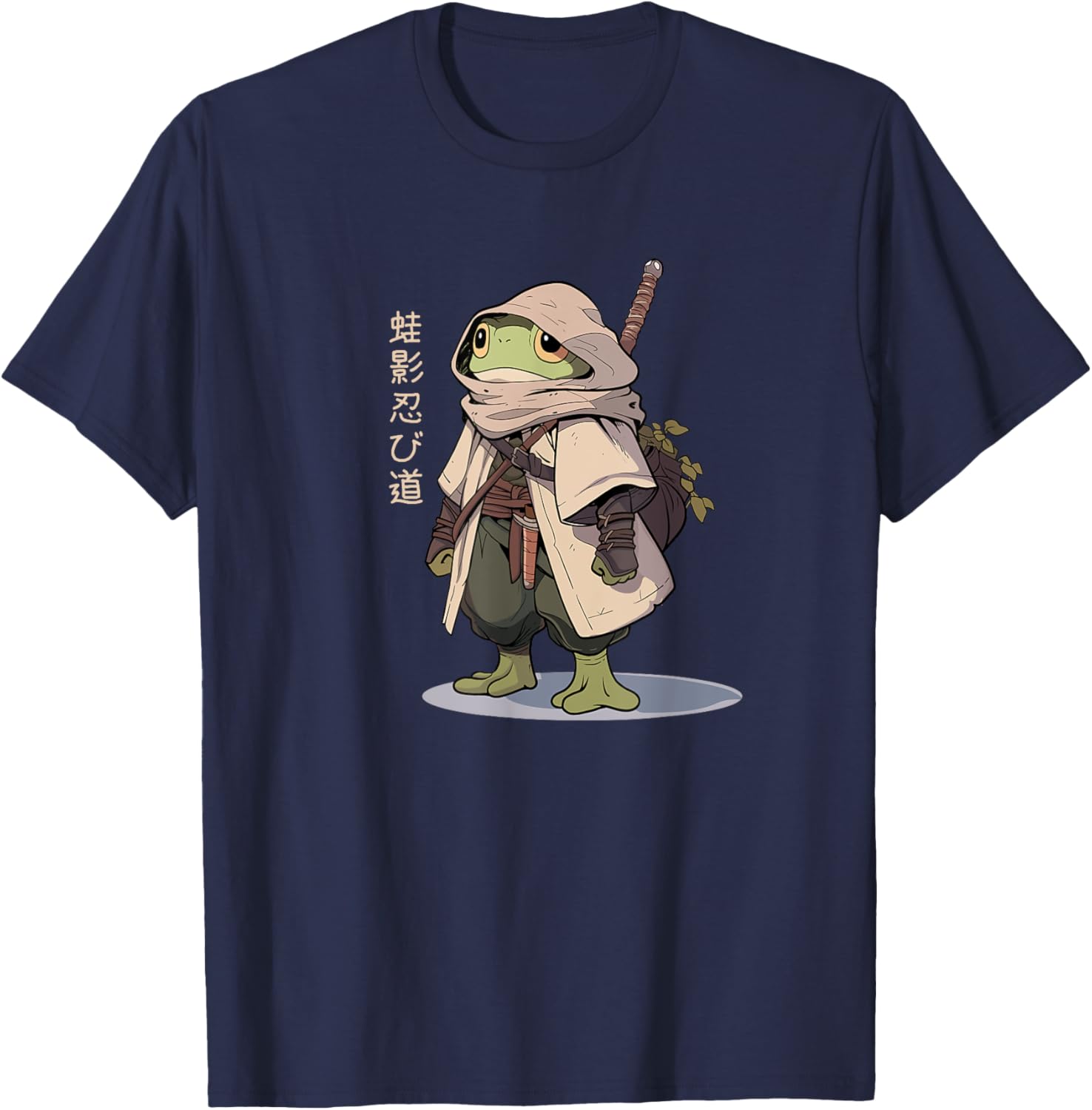 Japanese Frog Warrior Ninja T-Shirt - Unique Artwork for Animal Lovers - 4