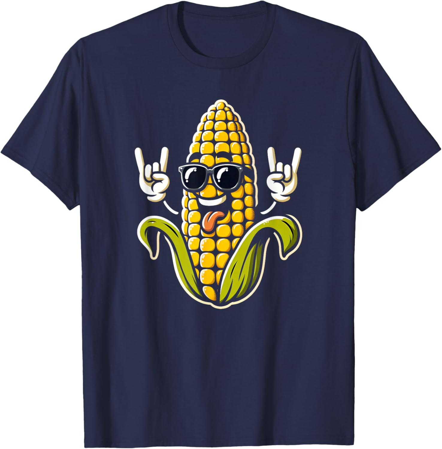 Rock On Corn Sweet Corn Lover T-Shirt for Fun Summer Style - 8