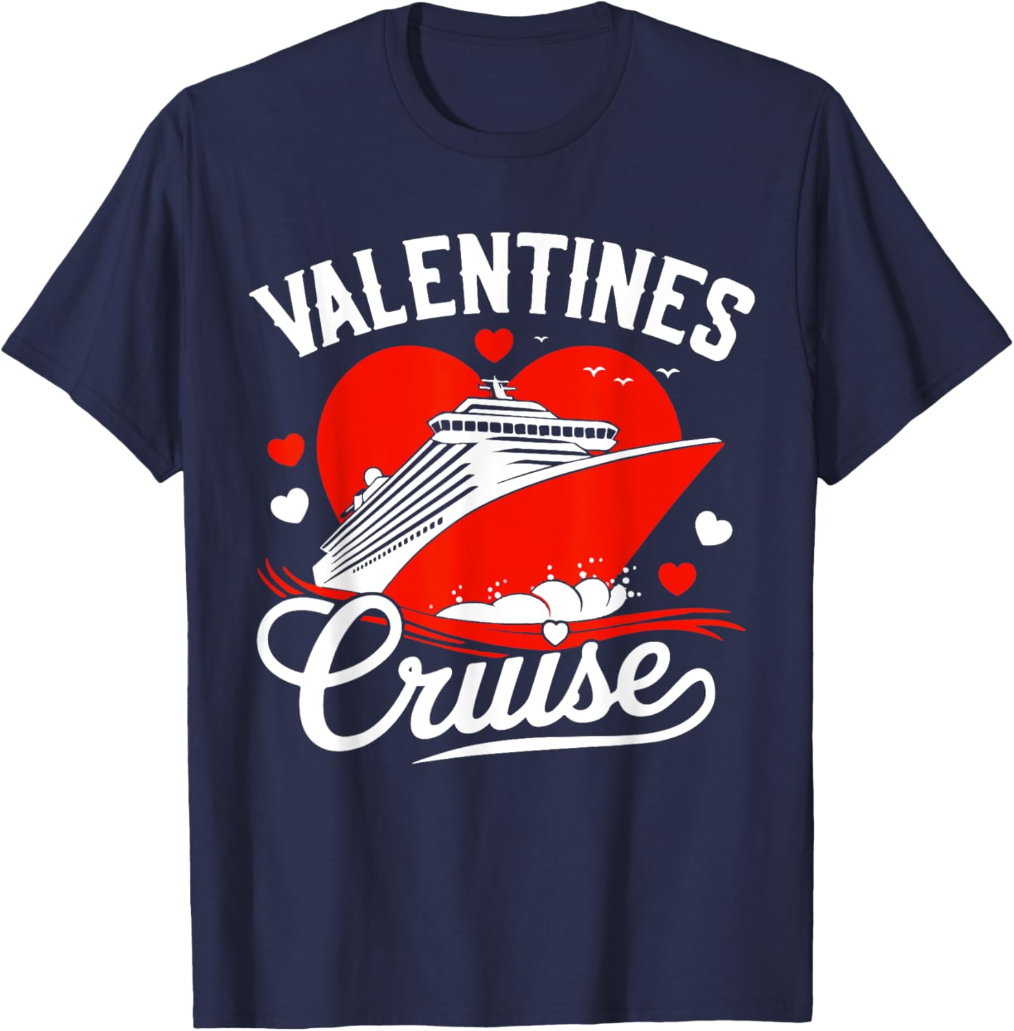 Valentine's Day Cruise Matching Couple T-Shirts for Sweet Vacation Fun - 6