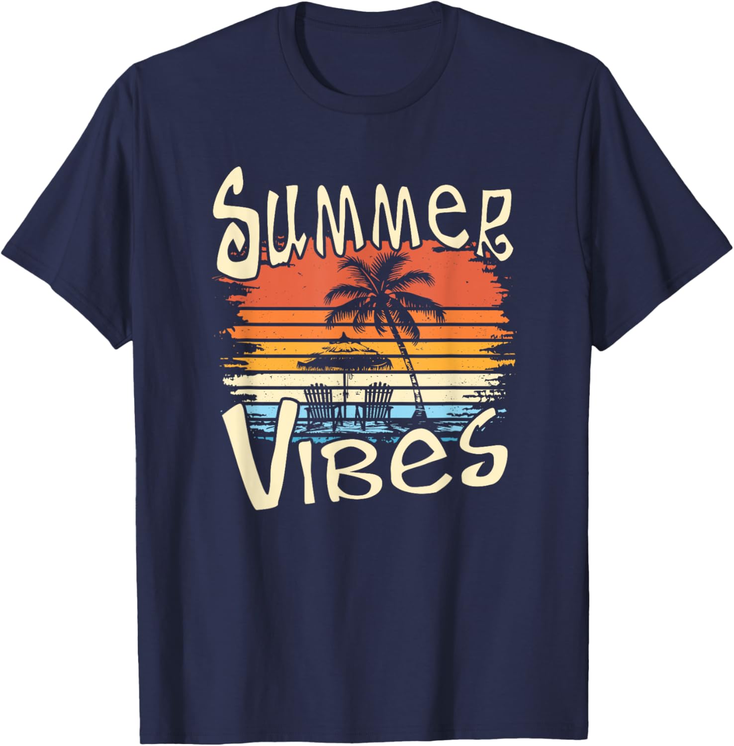 Summer Vibes Retro Palm Tree T-Shirt for Fun and Stylish Days - 9