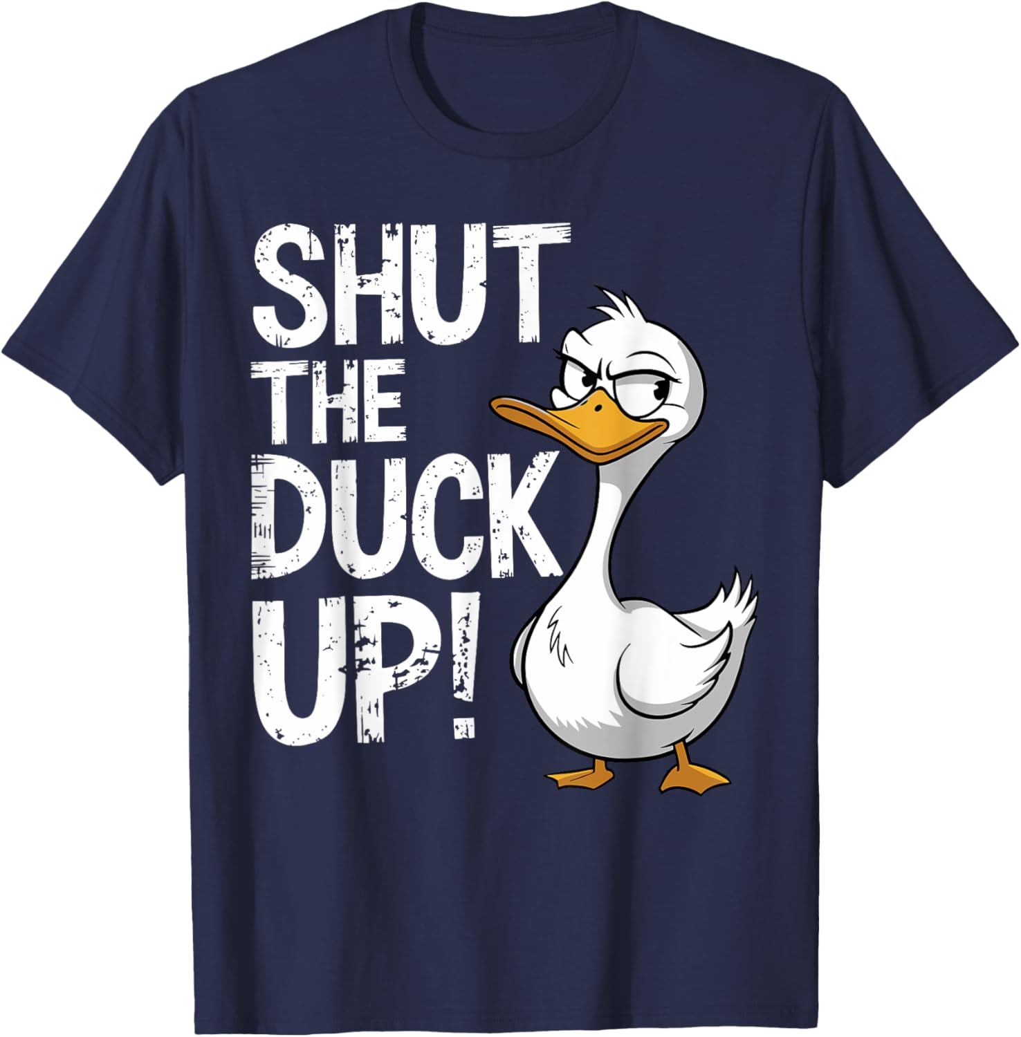 Funny Shut The Duck Up Pun T-Shirt for Duck Lovers and Humor Fans - 16