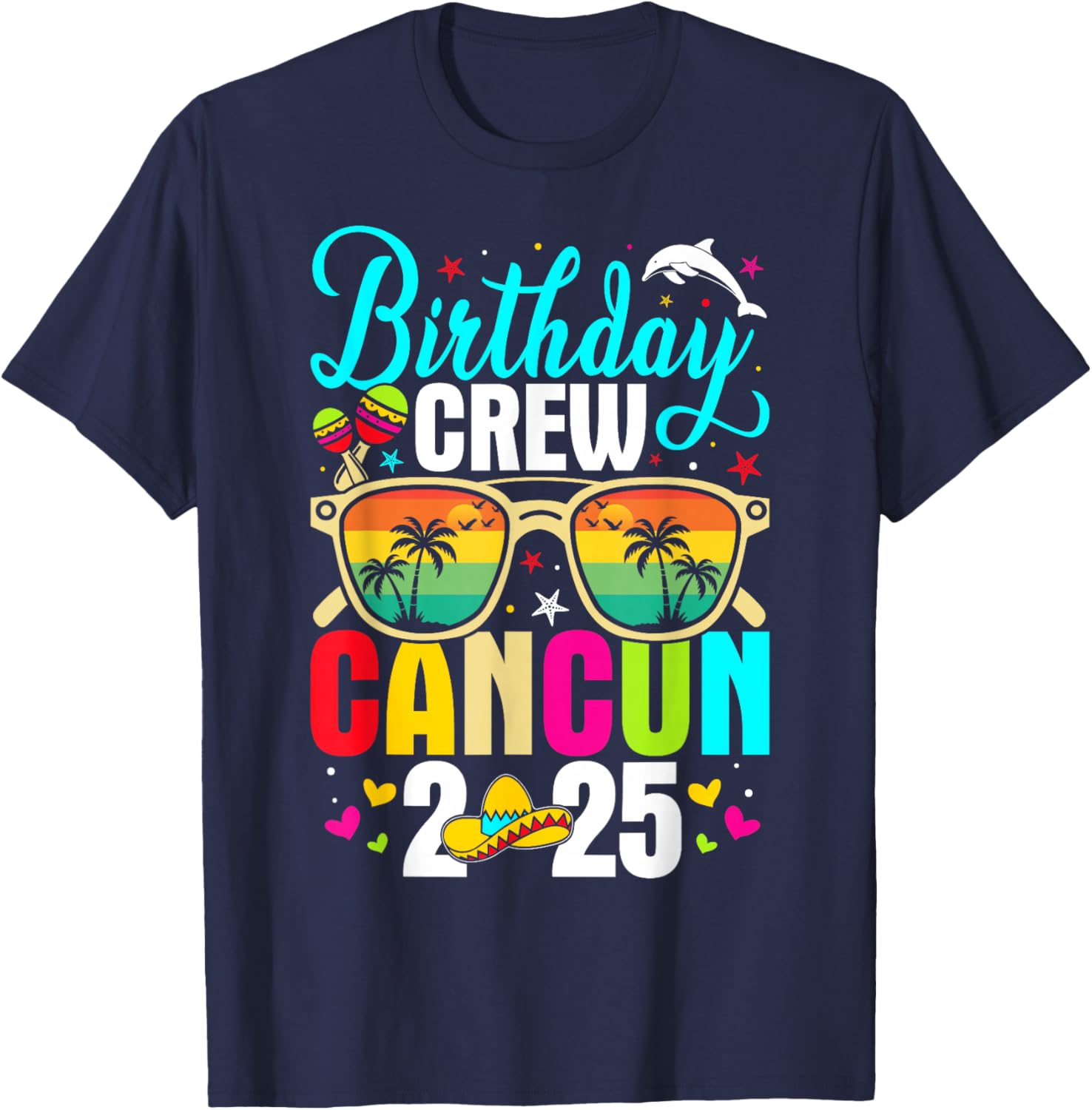 Fun Matching Cancun Birthday Boy Trip T-Shirt for 2025 Celebration - 3