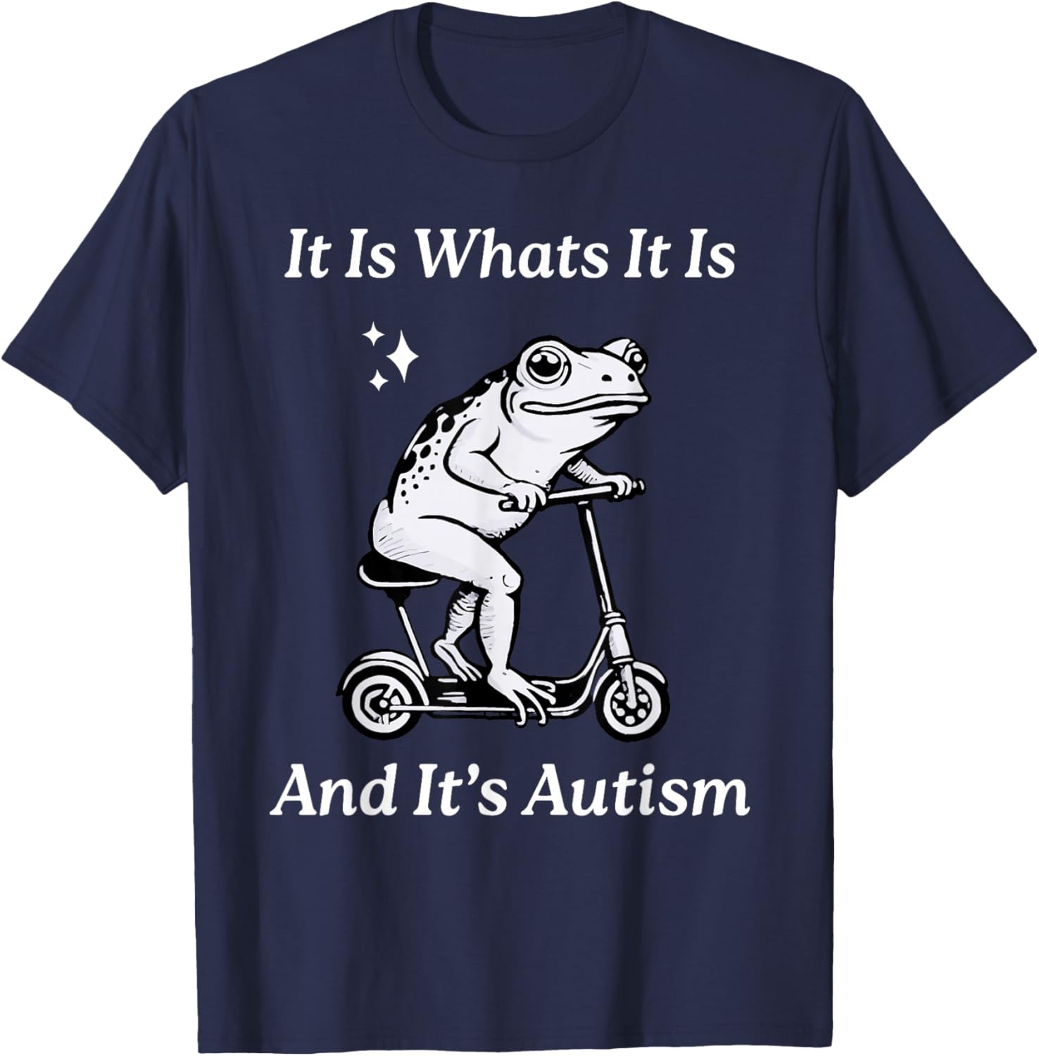 Humorous Autism Awareness T-Shirt - It Is What It Is Funny Meme - 11