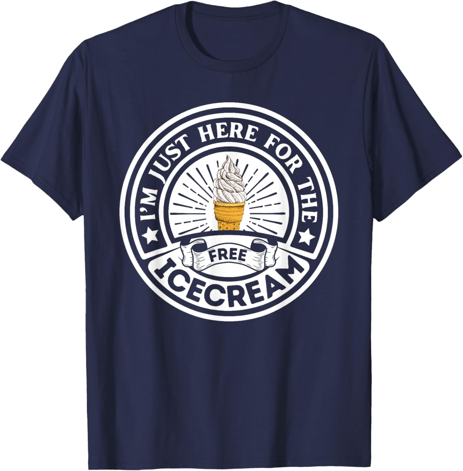 Funny Ice Cream Lover T-Shirt for Cruise 2025 Adventure & Fun - 8