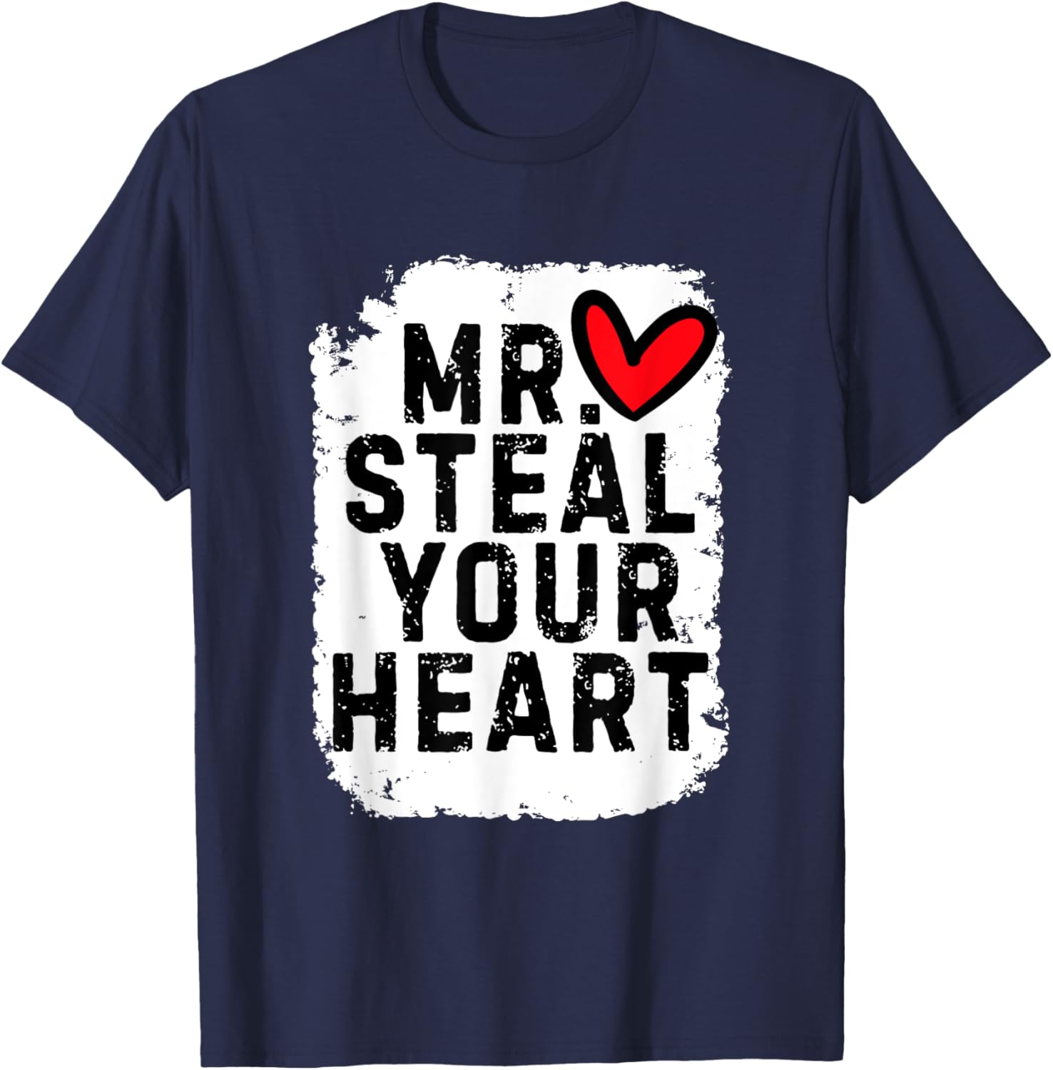 Mr Steal Your Heart Boys Toddler Valentine's Day T-Shirt for Kids - 9