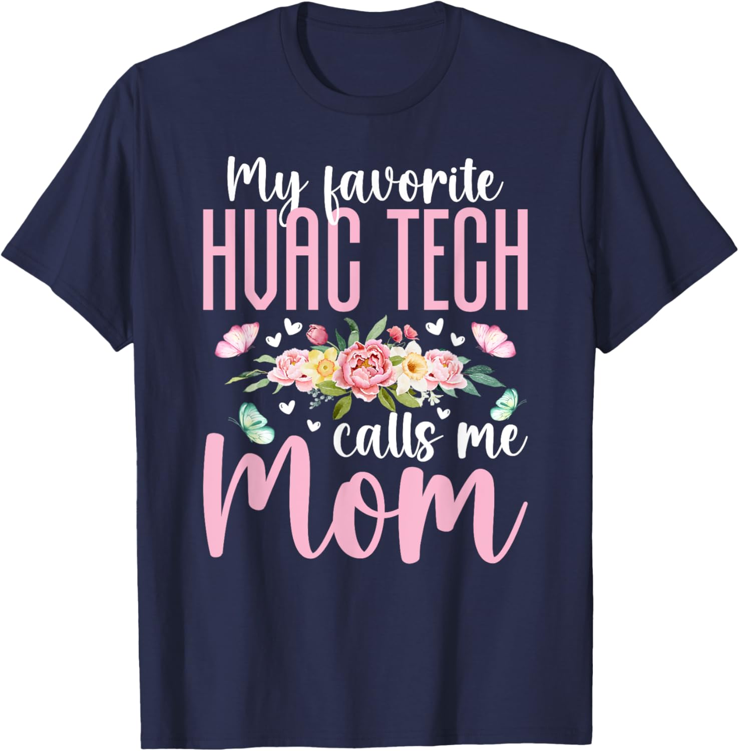 Proud HVAC Tech Mom T-Shirt for Moms of HVAC Technicians - Stylish Comfort - 2