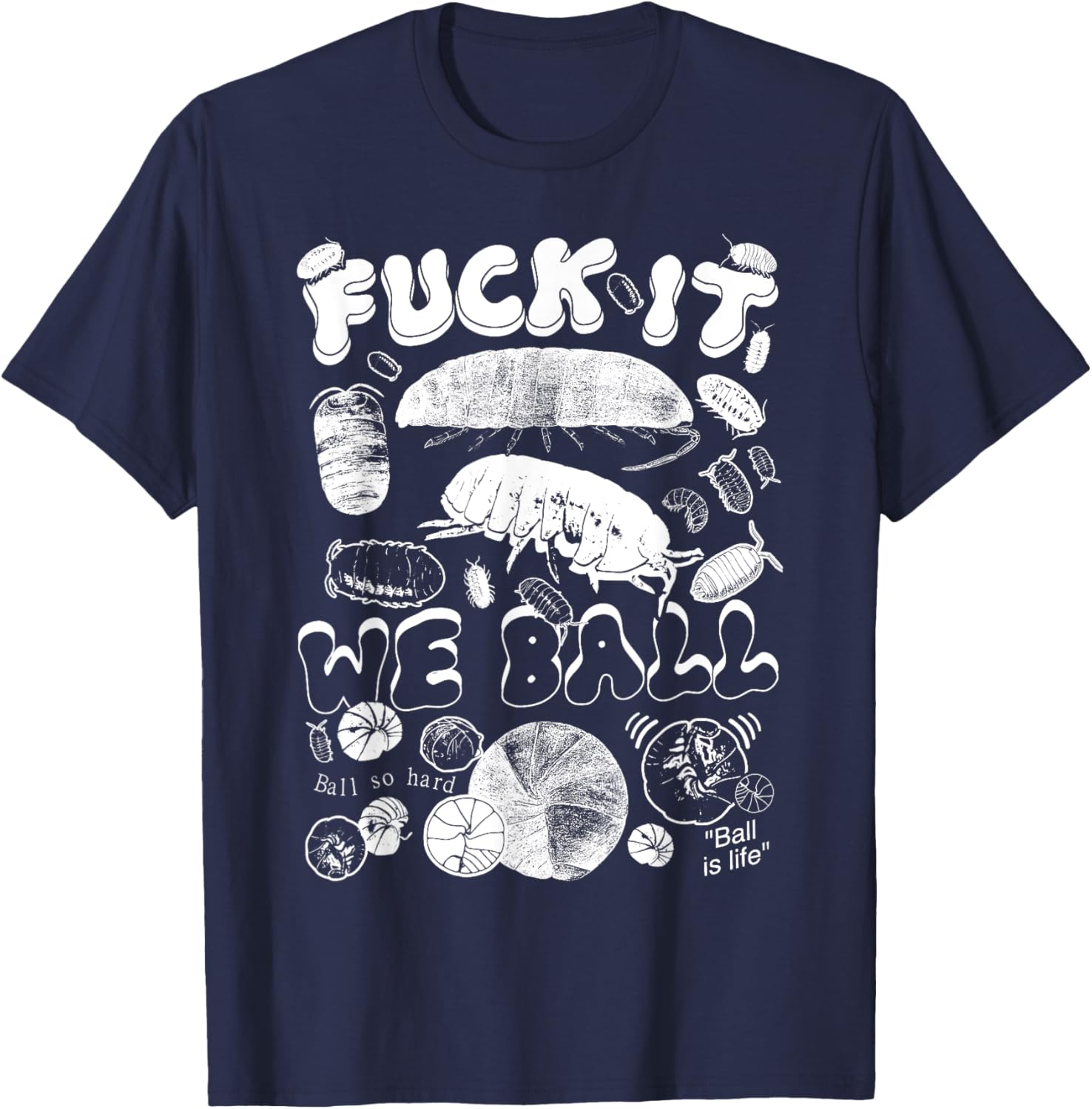 Fun Isopod Rolly Polly T-Shirt - Unique Style for Casual Wear - 24