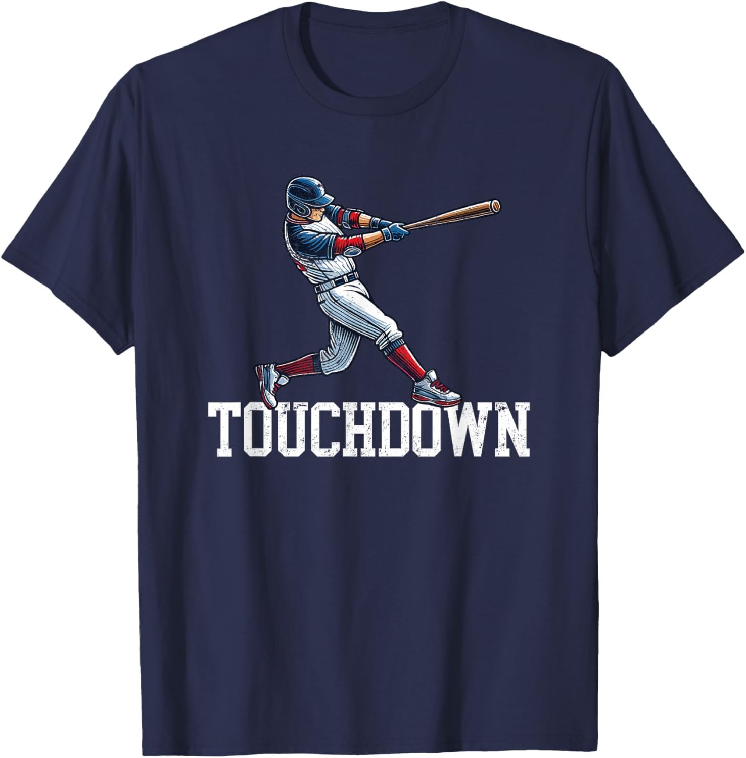 Funny Football Baseball Mash-Up T-Shirt for Sports Lovers - 9