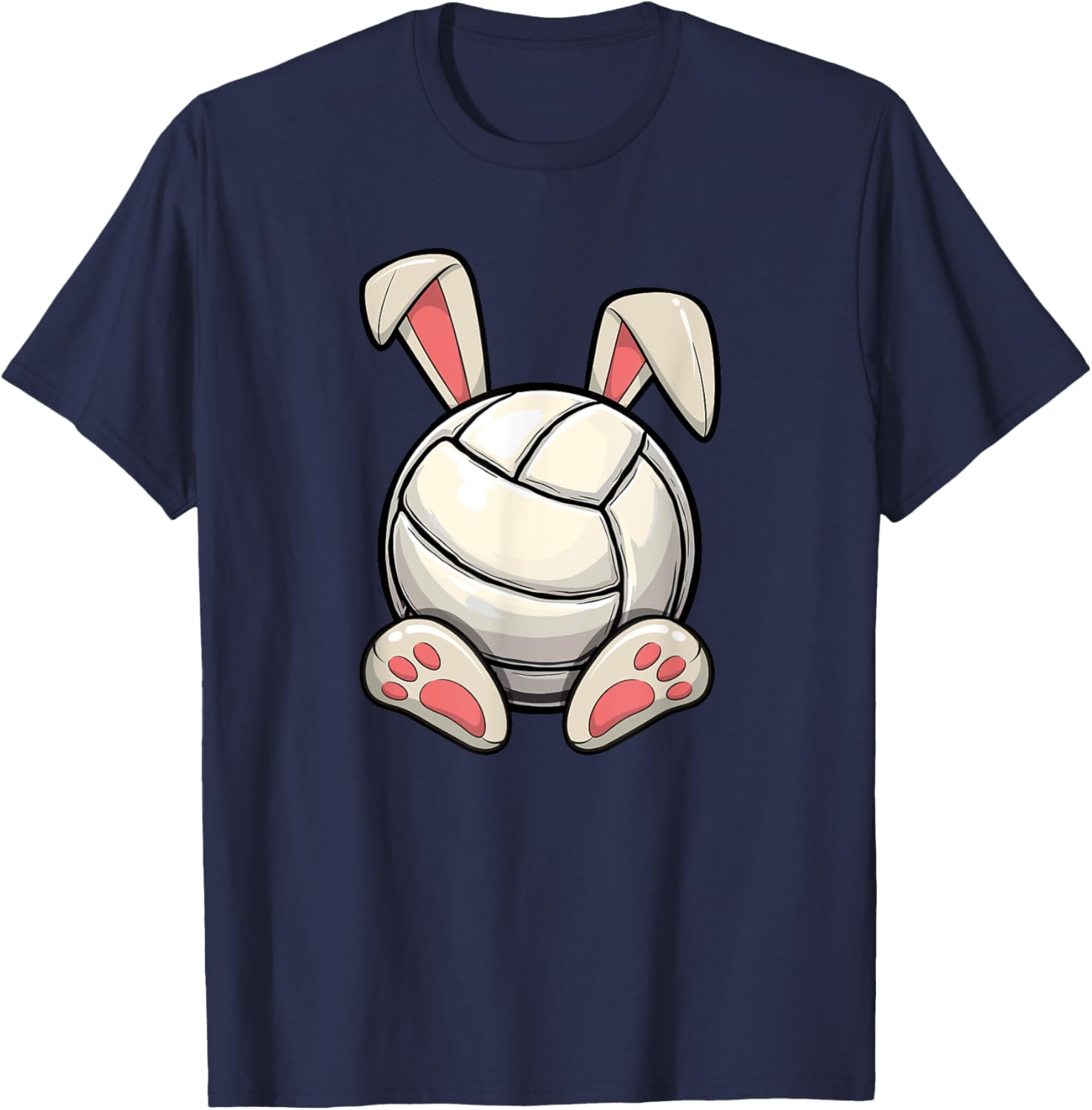 Easter Volleyball Bunny Ears T-Shirt for Kids' Egg Hunt Fun - 20