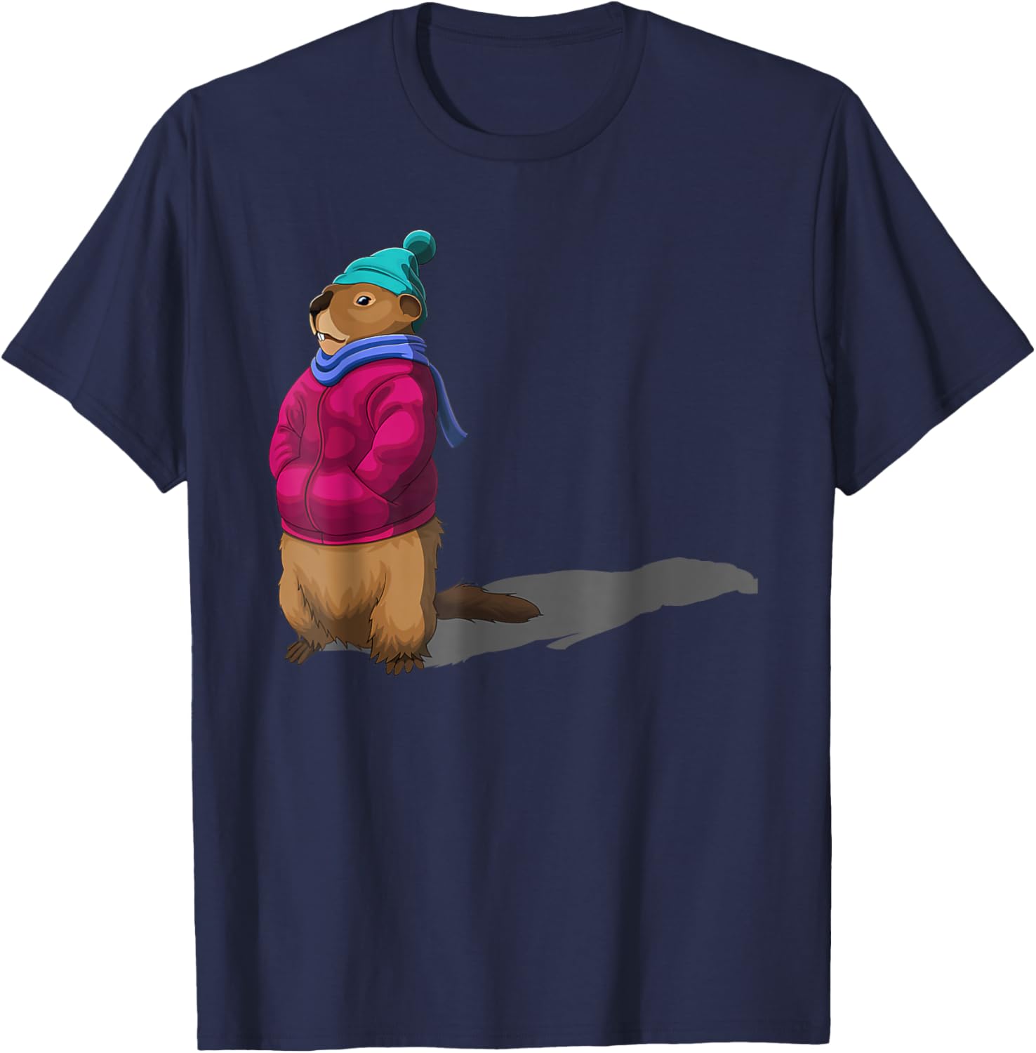 Funny Ground Hog Day T-Shirt for Men and Women - Cute Groundhog Design - 9