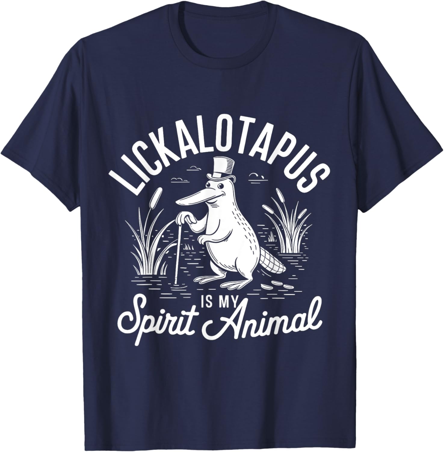 Funny Lickalotapus Lover T-Shirt - My Spirit Animal Apparel - 13