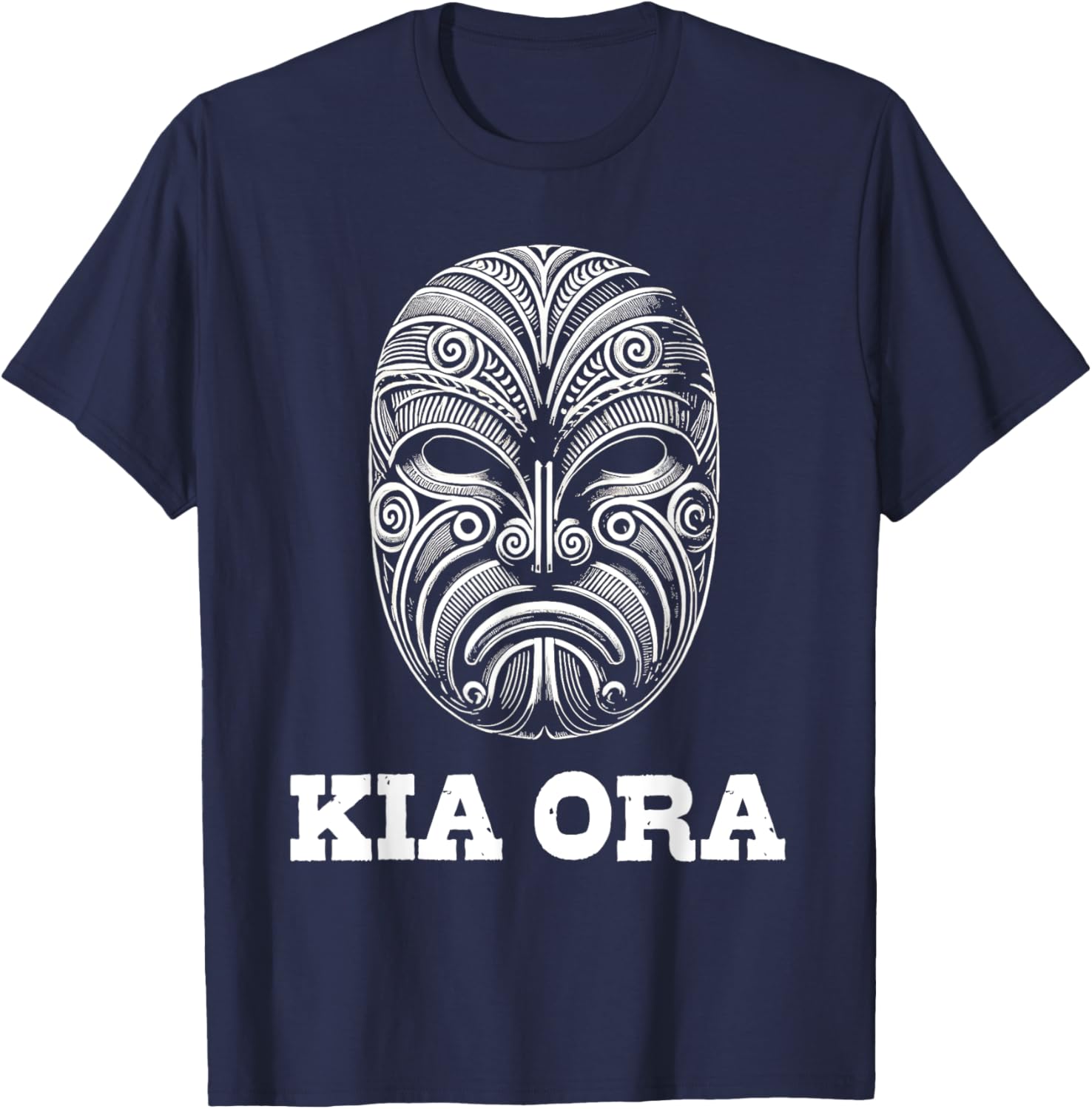 Kia Ora Maori Mask Kiwi Land Aotearoa NZ T-Shirt for Proud Kiwis - 26
