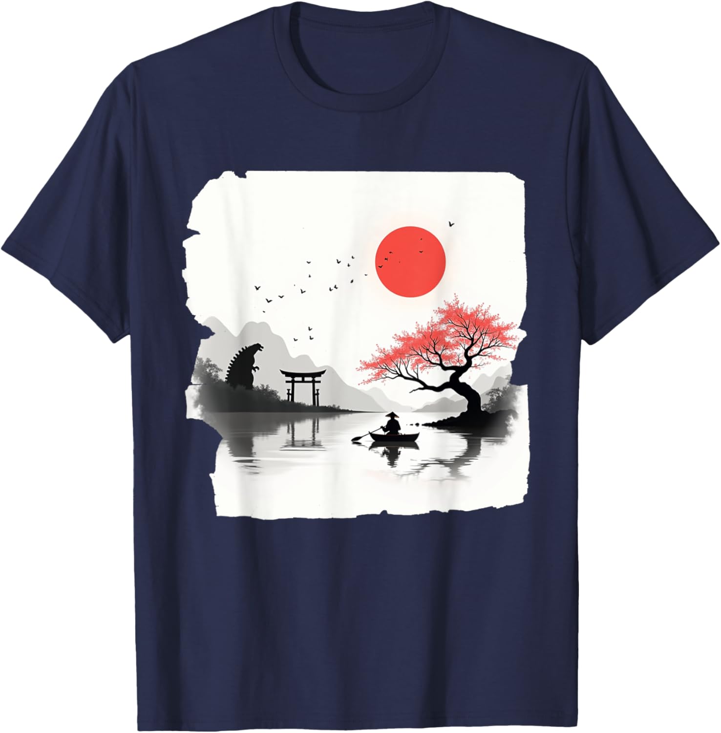Retro Vintage Japanese Kaiju Art T-Shirt for Unique Style Lovers - 1
