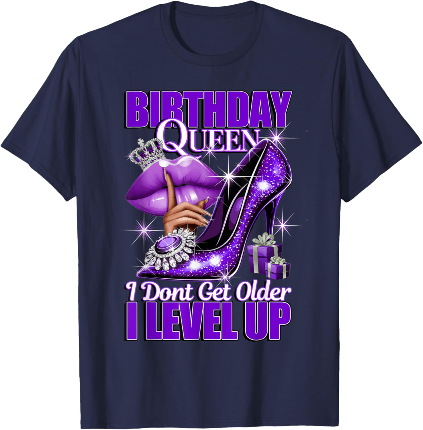 Birthday Queen T-Shirt I Don't Get Older I Level Up Women's Tee - 2