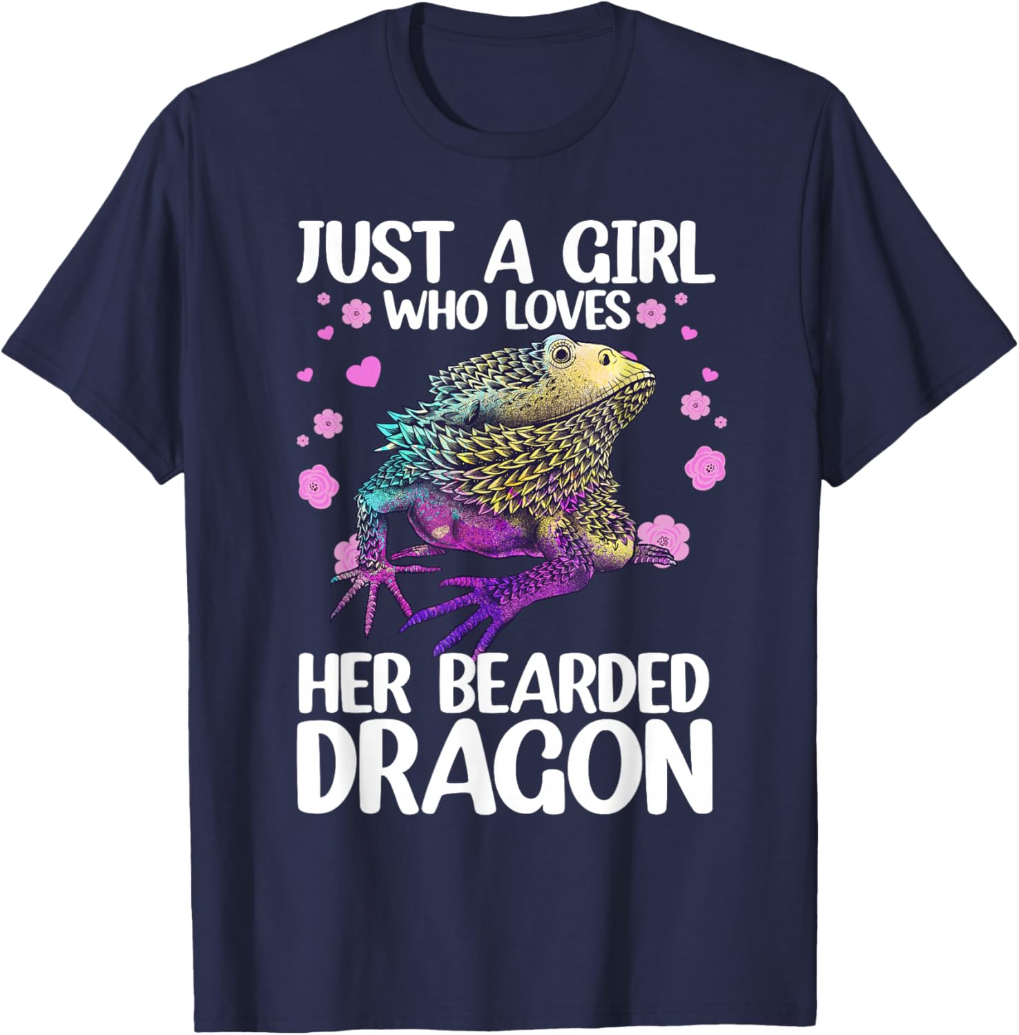 Cool Bearded Dragon T-Shirt for Women Perfect Gift for Reptile Lovers - 19
