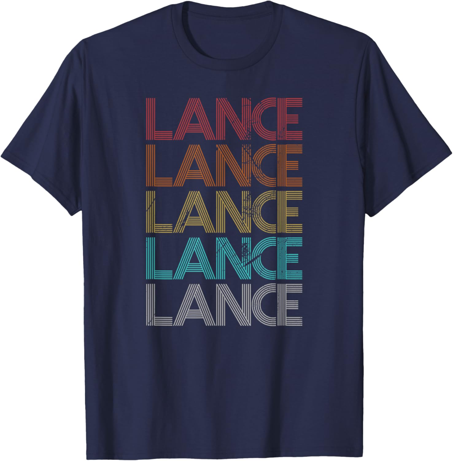 Retro Vintage Lance T-Shirt for Stylish Casual Wear in Soft Cotton - 5