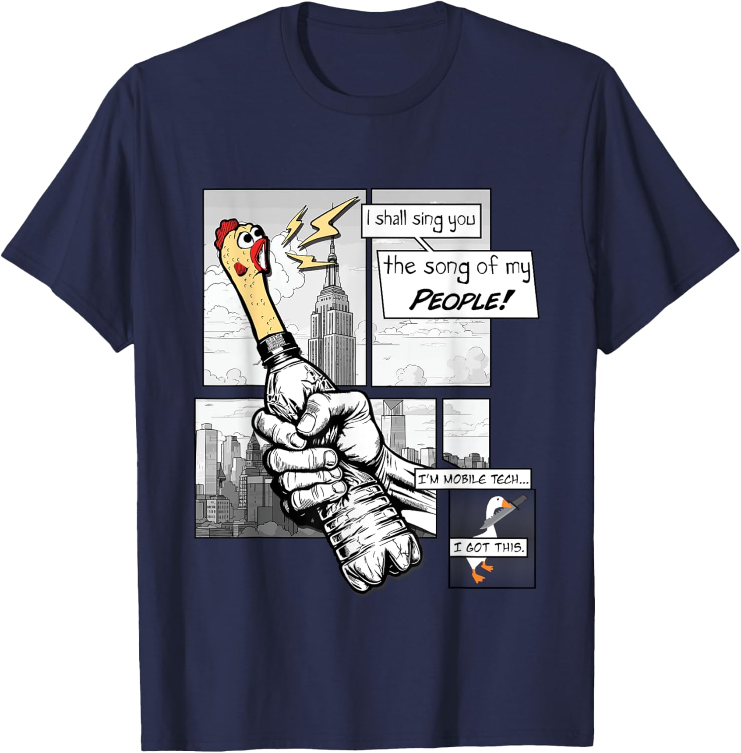 The Song of My People 2025 Mobile Tech T-Shirt for Trendy Comfort - 12