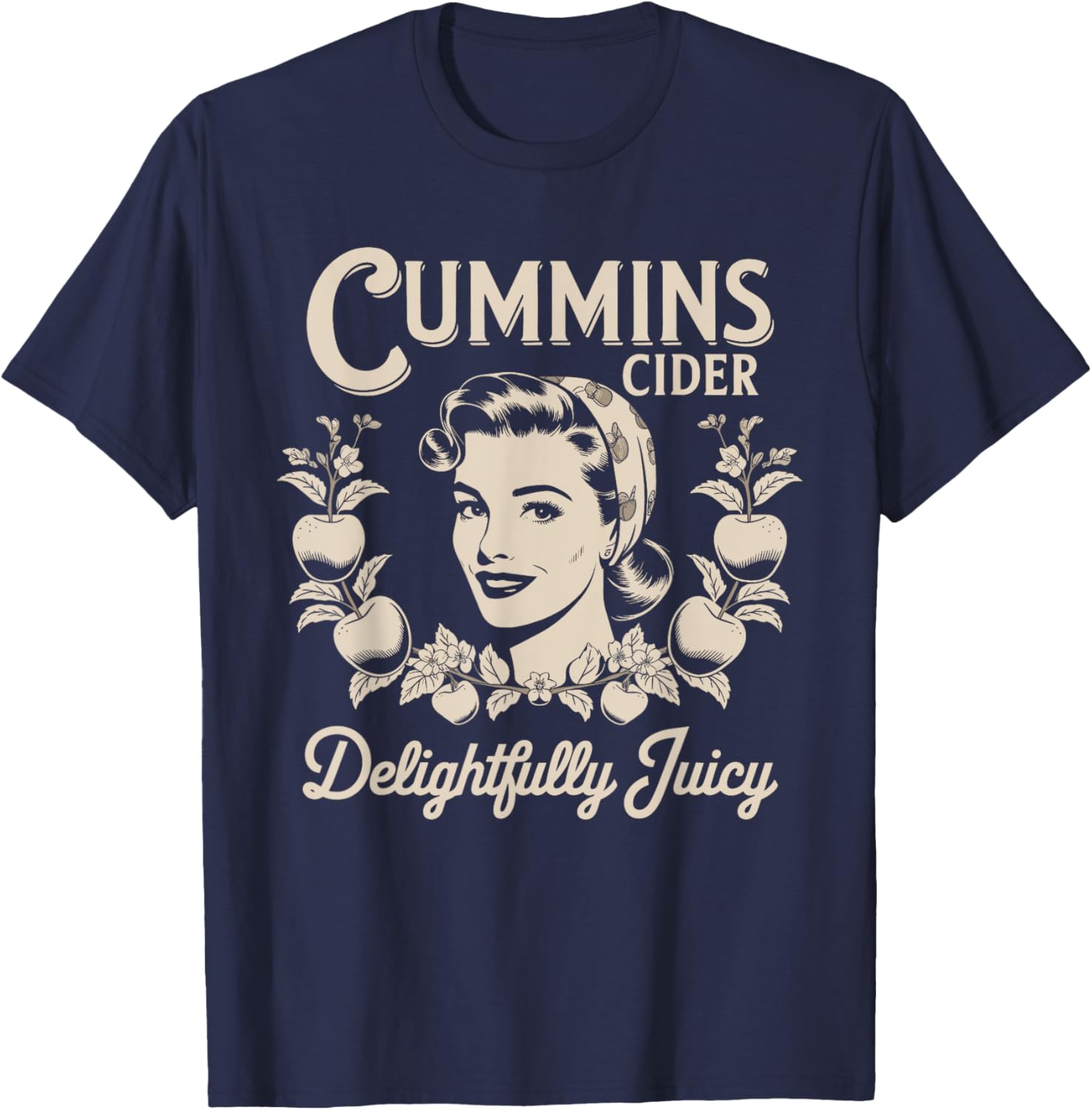 Delightful Juicy Cummins Cider Vintage Humor T-Shirt for Fun Lovers - 10