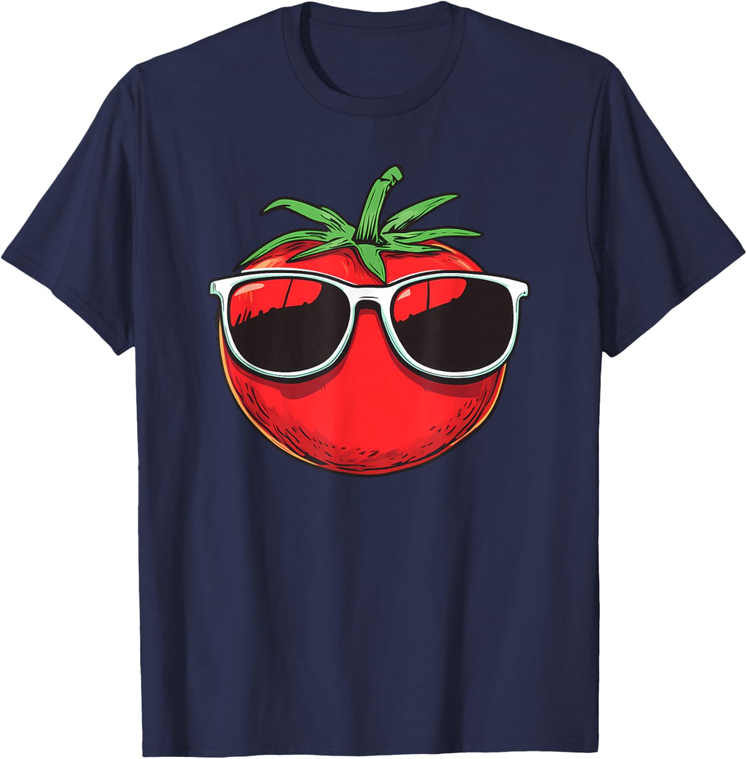 Funny Tomato Sunglasses T-Shirt for Cool Summer Style and Fun Fashion - 12