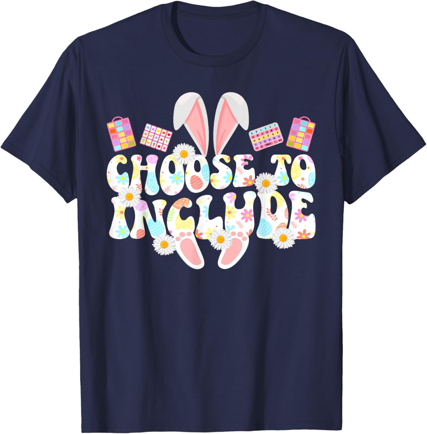 Groovy Easter Bunny Special Education Teacher T-Shirt for SPED Lovers - 11