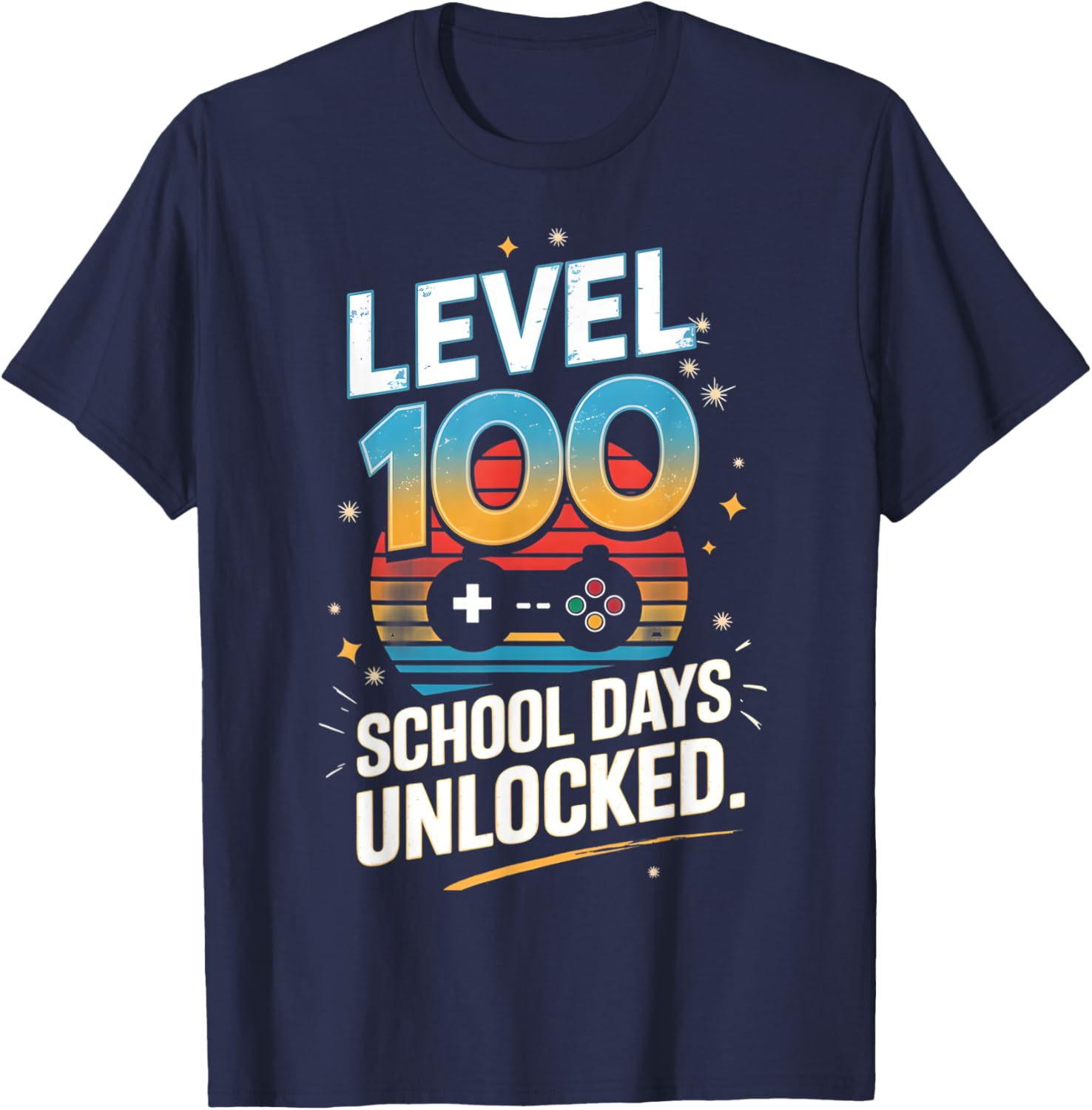 100 Days of School Unlocked T-Shirt Fun Gift for Students and Kids - 23