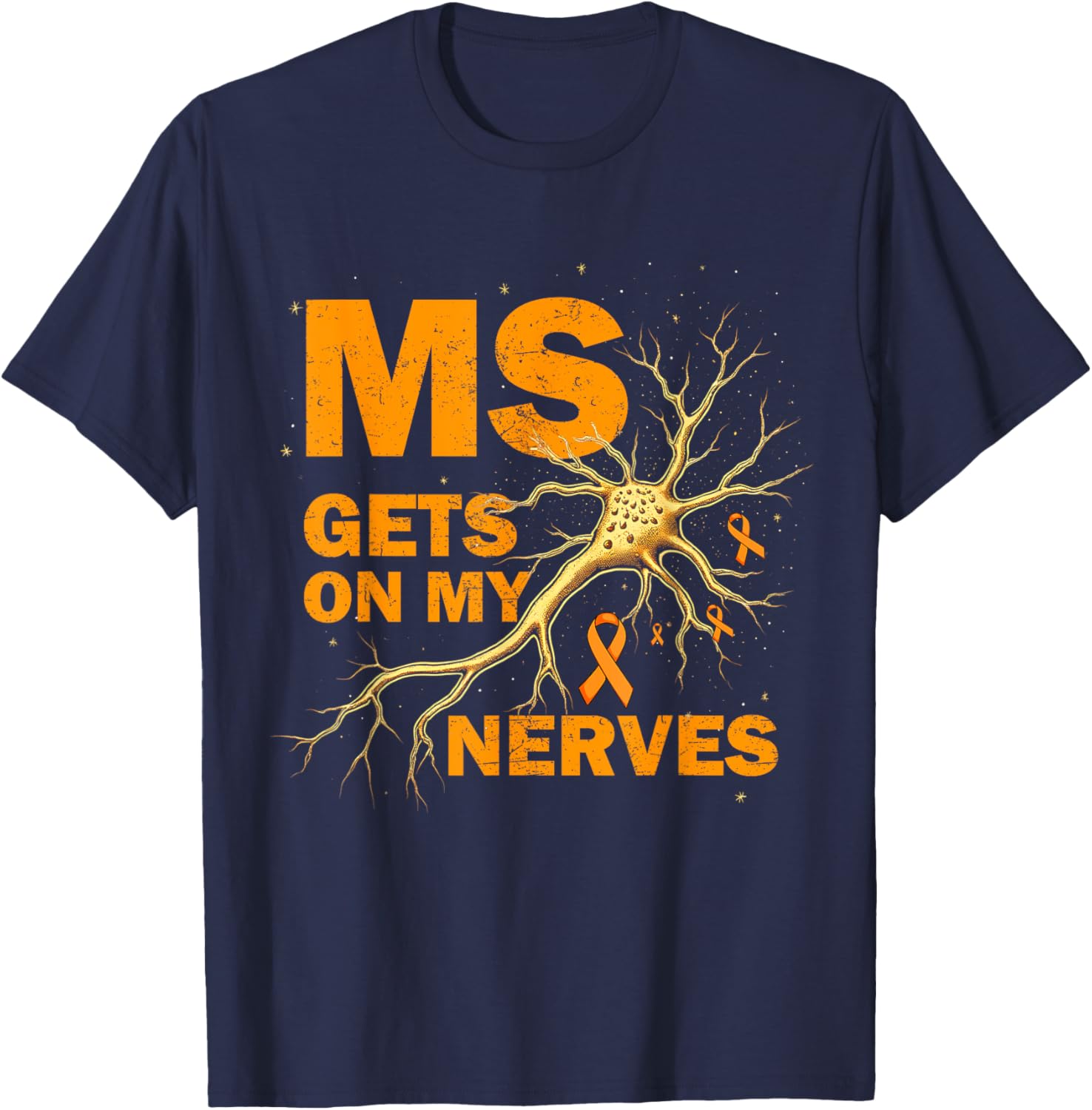 MS Awareness T-Shirt for Multiple Sclerosis Support - Cute & Comfy Design - 13