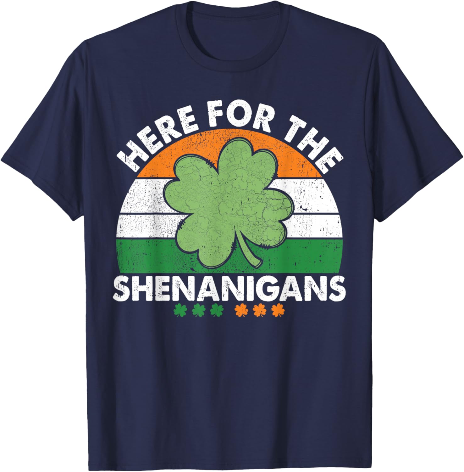 Here For The Shenanigans St Patricks Day T-Shirt Fun Irish Apparel - 4