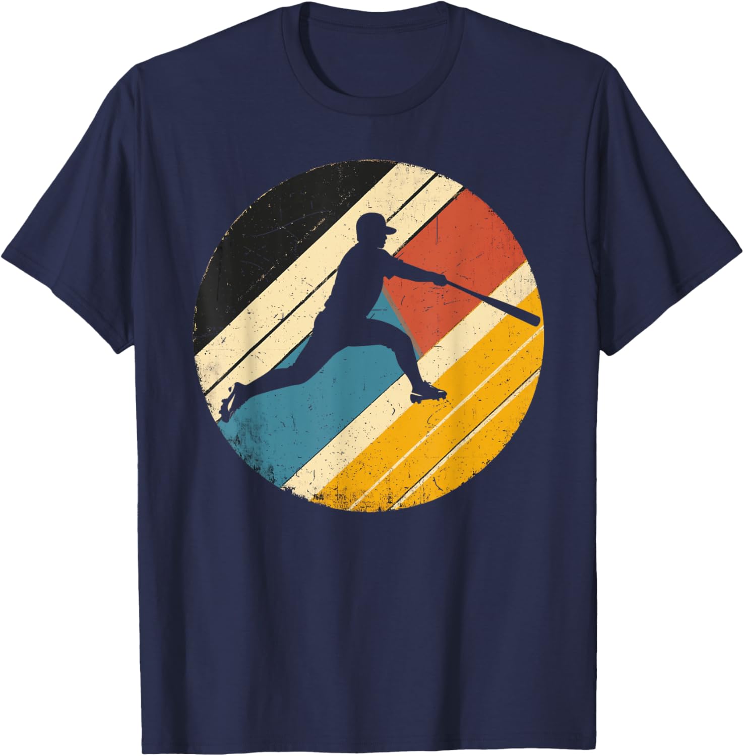 Retro Vintage Baseball Player T-Shirt for Men, Women, and Kids - 13
