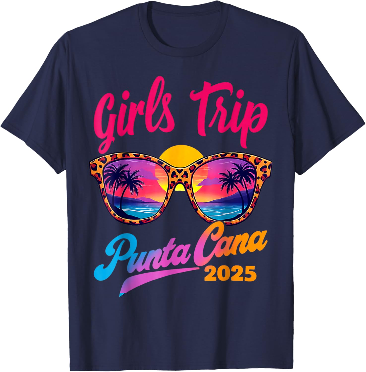 Girls Trip Punta Cana 2025 Matching Summer T-Shirt for Women - 14