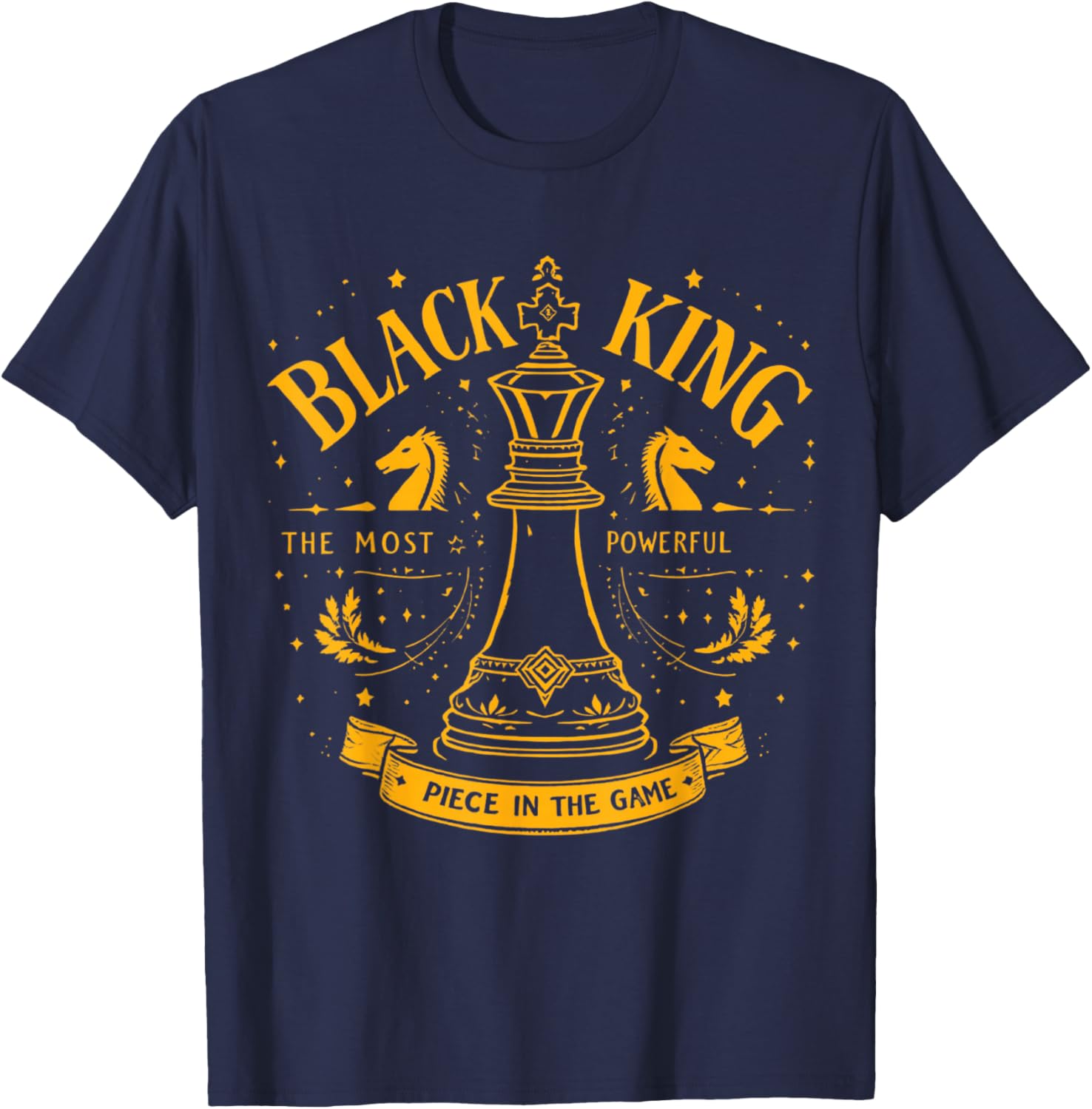 Black King T-Shirt - The Ultimate Chess Piece Apparel for Gamers - 6