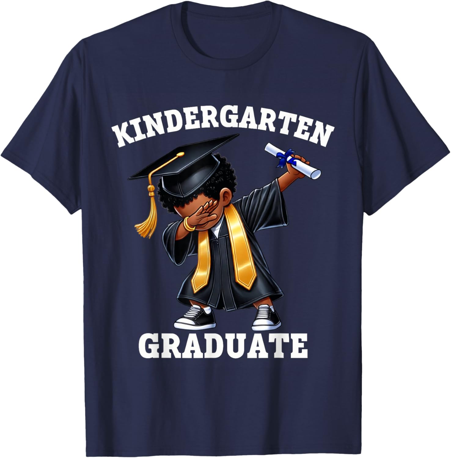 Dabbing Graduation Boys T-Shirt Class of 2025 Fun Kindergarten Wear - 9