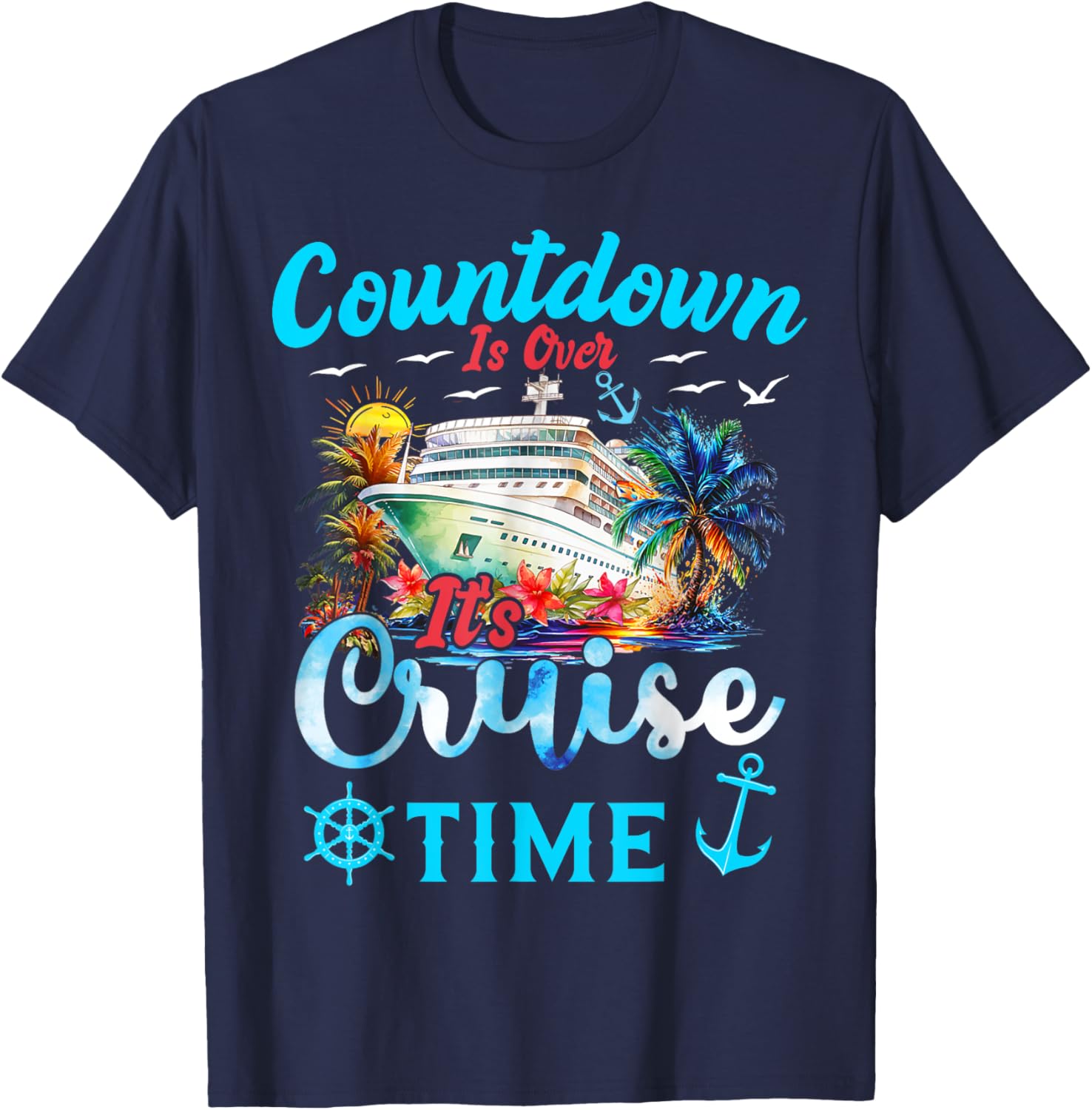 Cruise Time T-Shirt for Men and Women - Fun Countdown Graphic Tee - 5