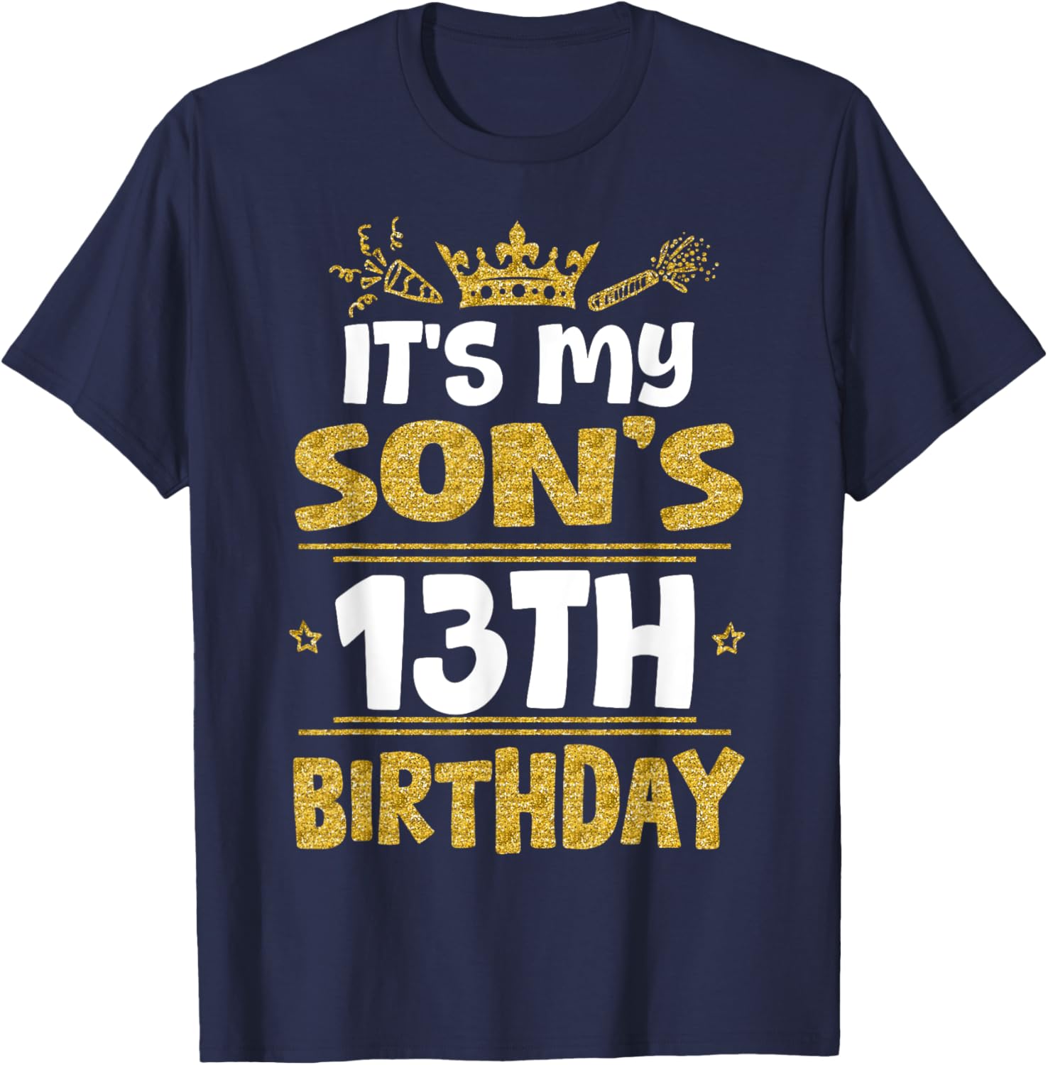 Happy 13th Birthday Son T-Shirt for Boys - Fun 13 Years Old Gift - 7