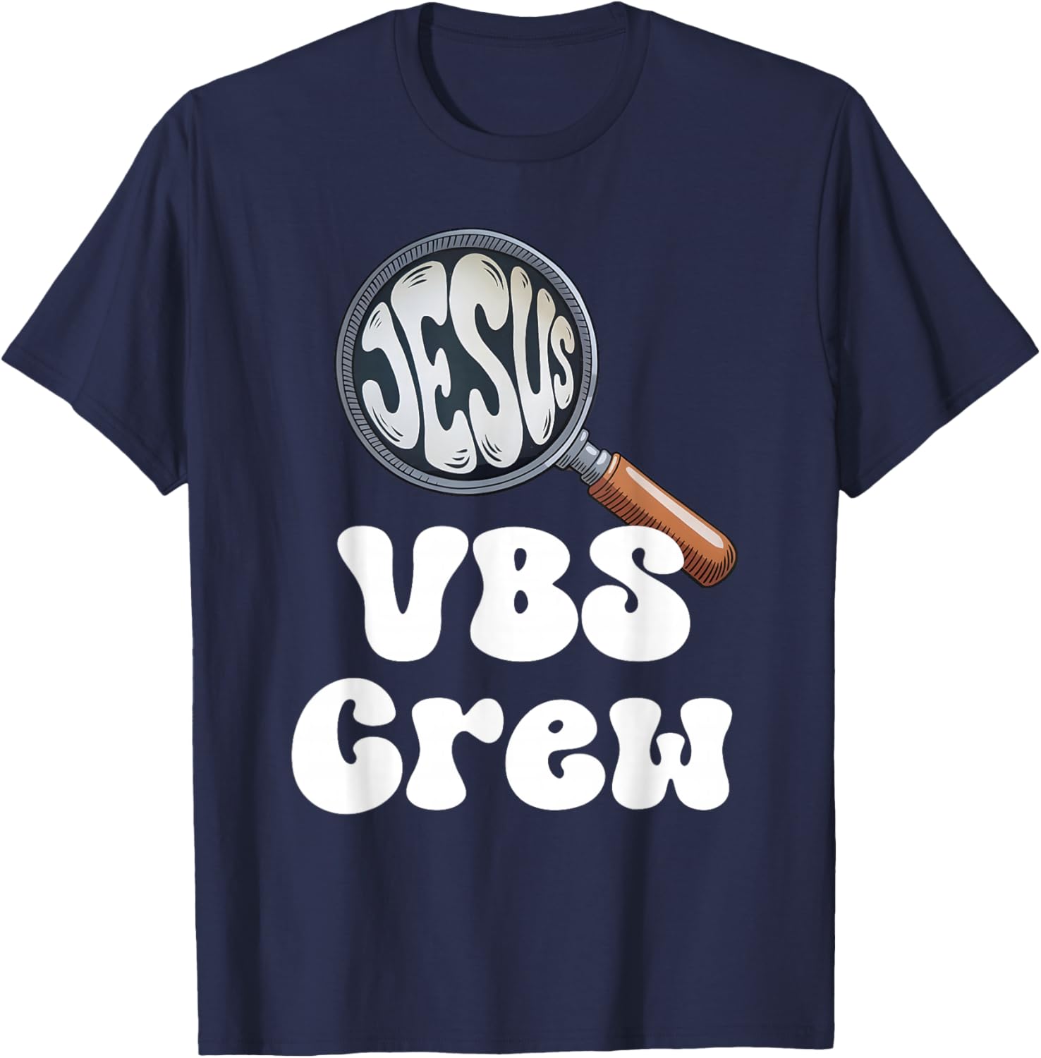VBS Crew 2026 Hand Lens Matching Group T-Shirt for Vacation Bible School - 9
