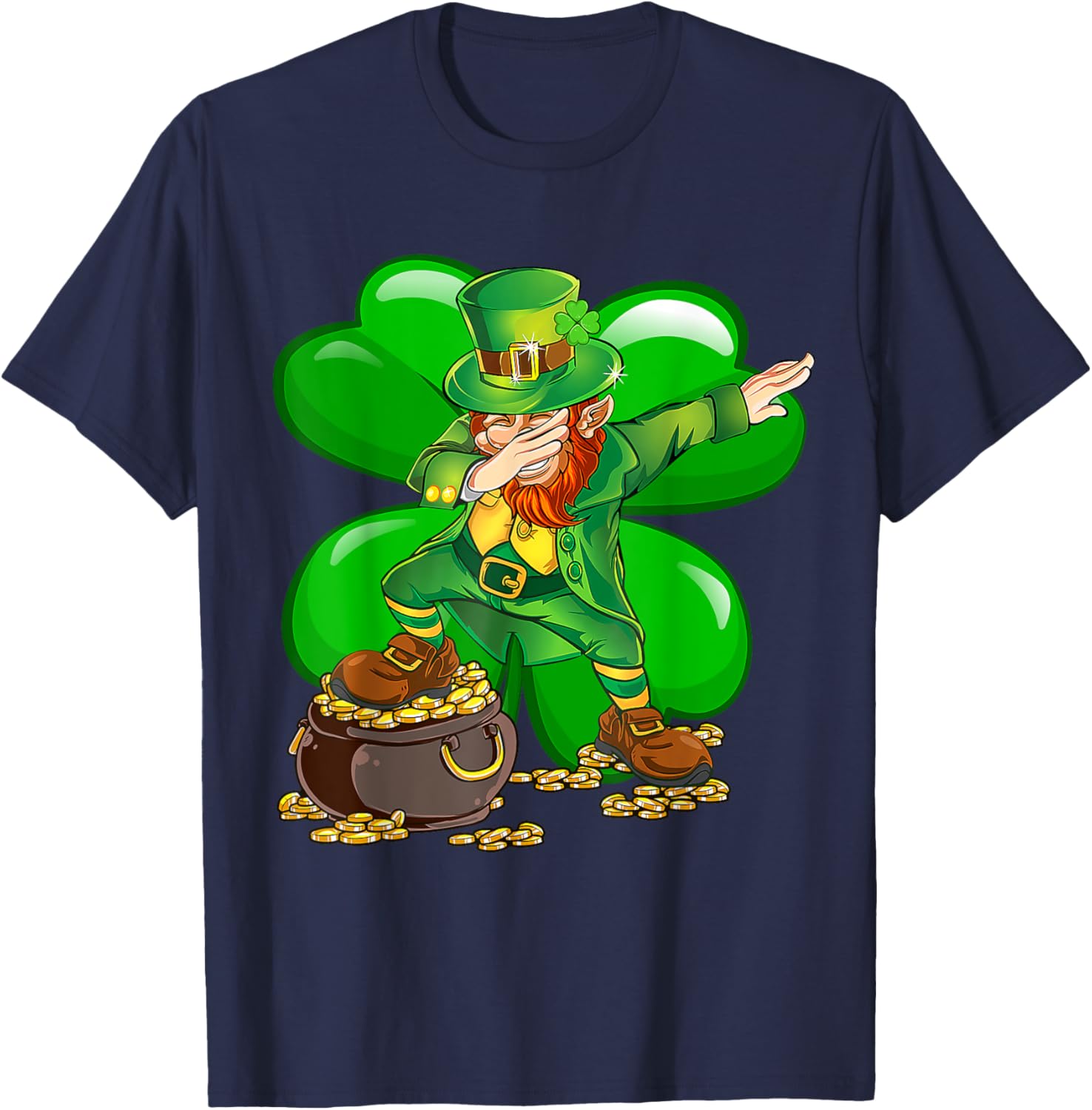 Dabbing Leprechaun T-Shirt for St Patrick's Day Fun for Everyone - 6