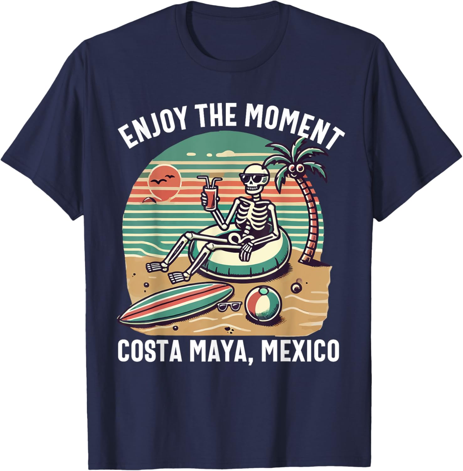 Costa Maya Mexico Souvenir T-Shirt for Men Women and Kids Fun Reminder - 3