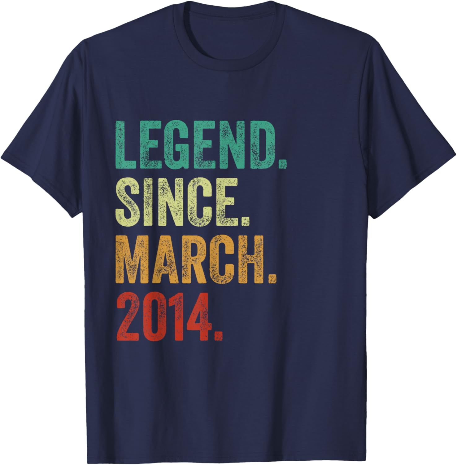 11th Birthday T-Shirt for Boys - 11 Years of Legend Since 2014 - 13