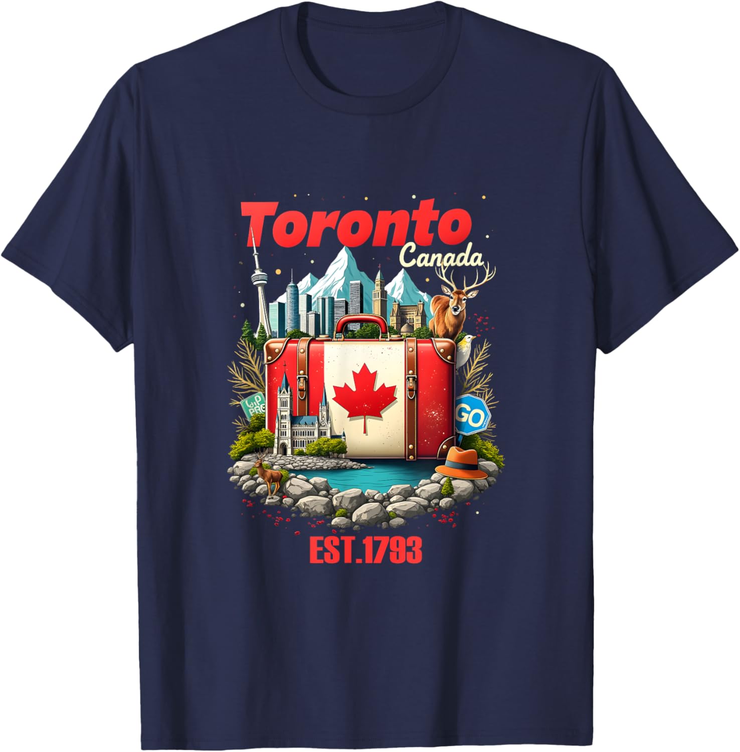 Toronto Skyline Family Vacation T-Shirt for Unforgettable Trips - 4