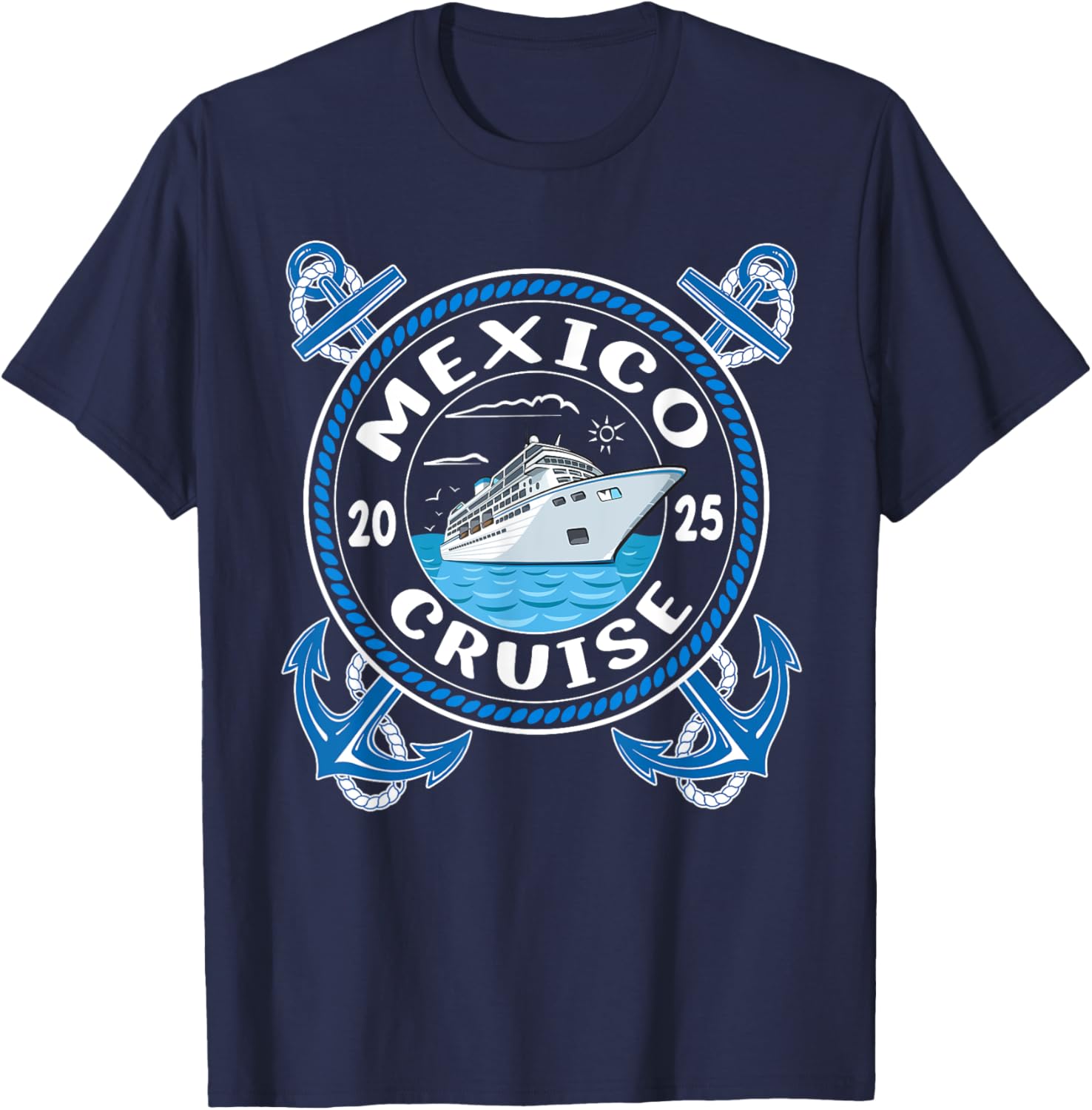 Mexico Cruise 2025 Family Summer Vacation T-Shirt for Fun Adventures - 7