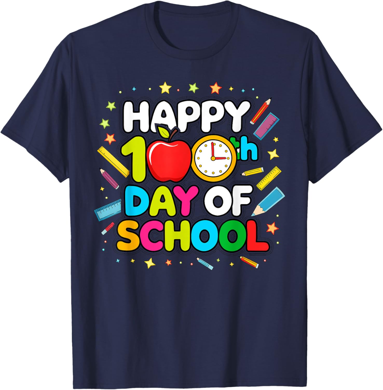 100 Days of School T-Shirt for Toddlers Perfect for Teachers and Students - 4