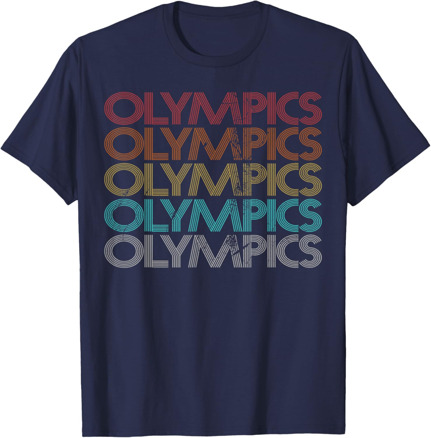 Retro Vintage Olympics T-Shirt for Sports Lovers and Casual Outfits - 2