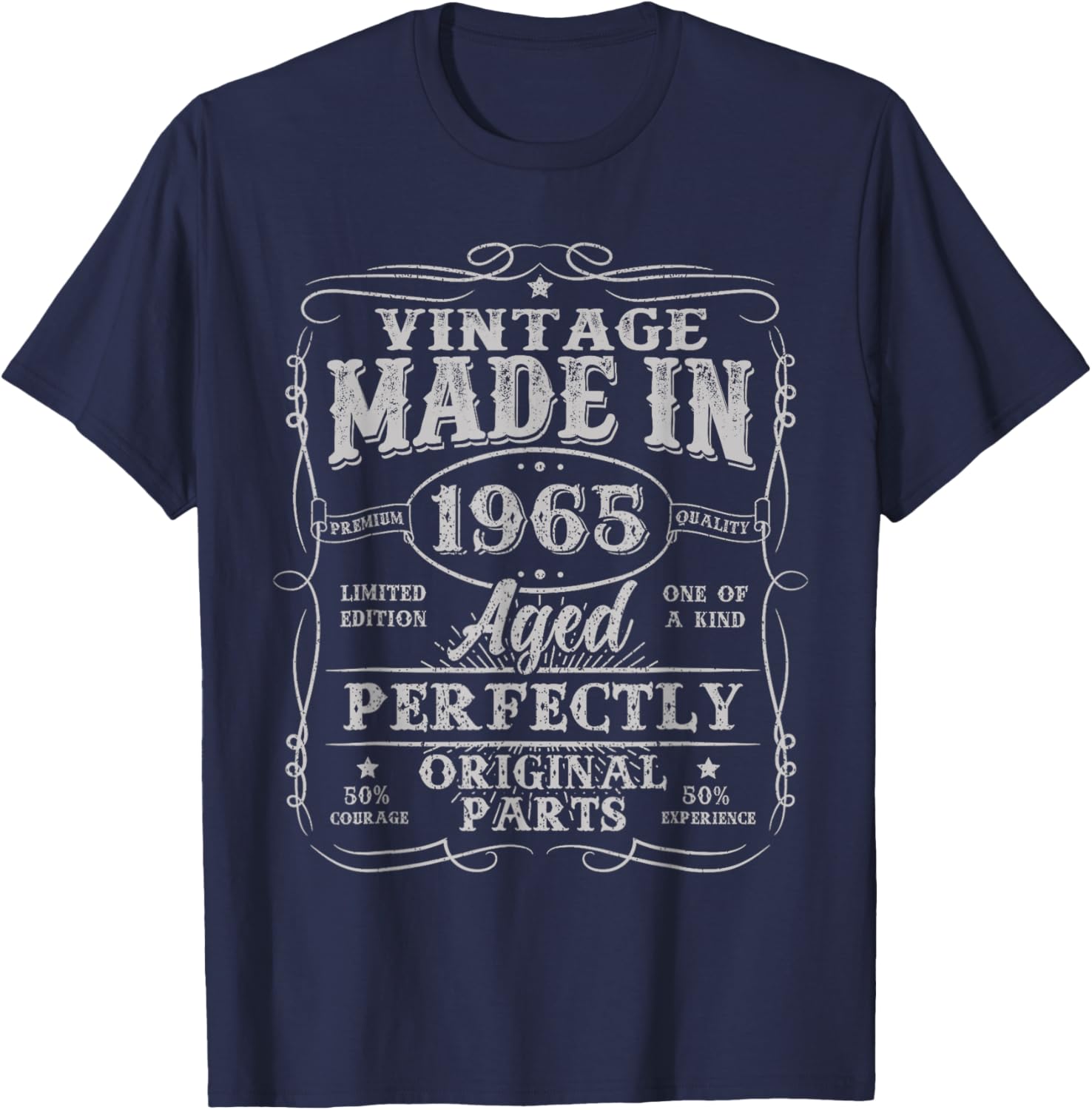 60 Years Old Vintage 1965 Birthday T-Shirt for Men Classic Style - 9