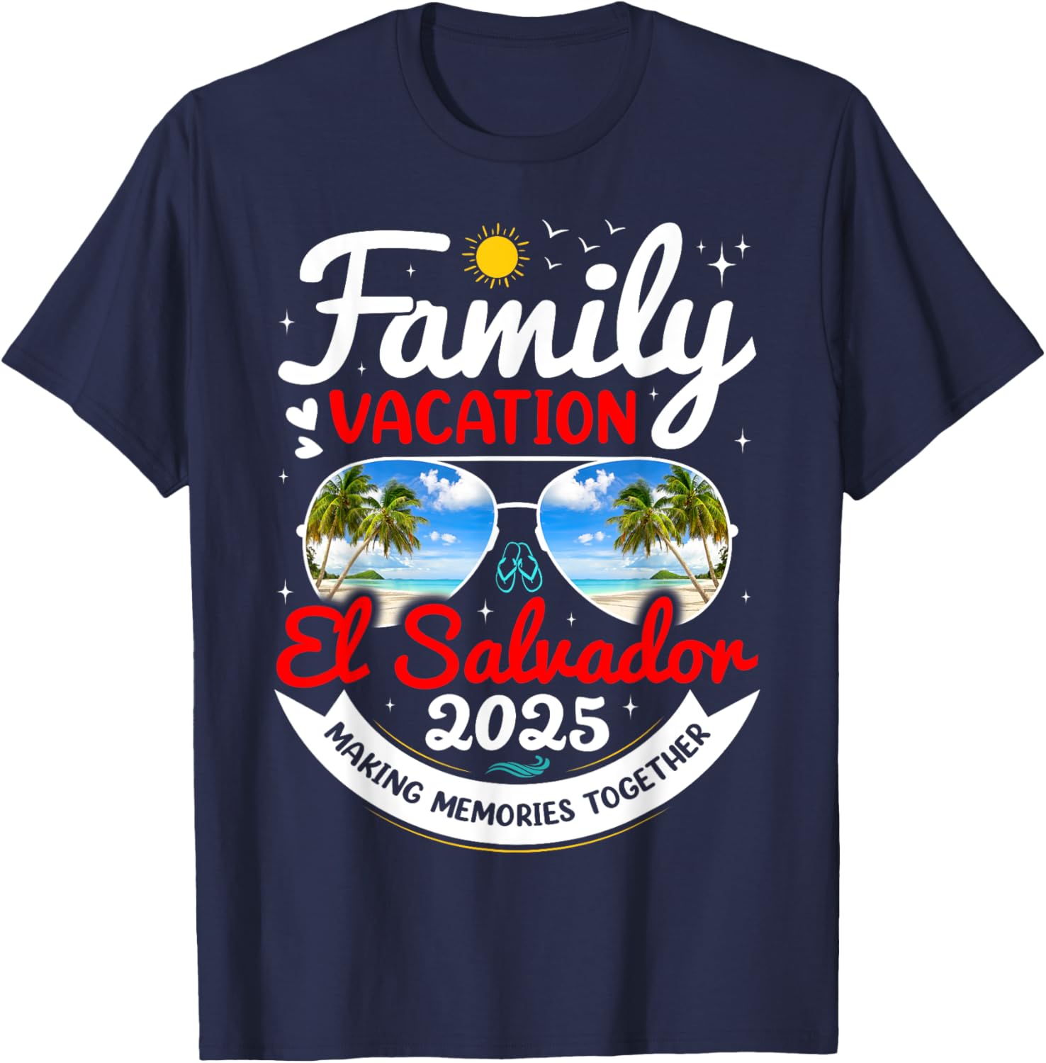El Salvador Family Vacation 2025 Beach Group T-Shirt for Fun Adventures - 14