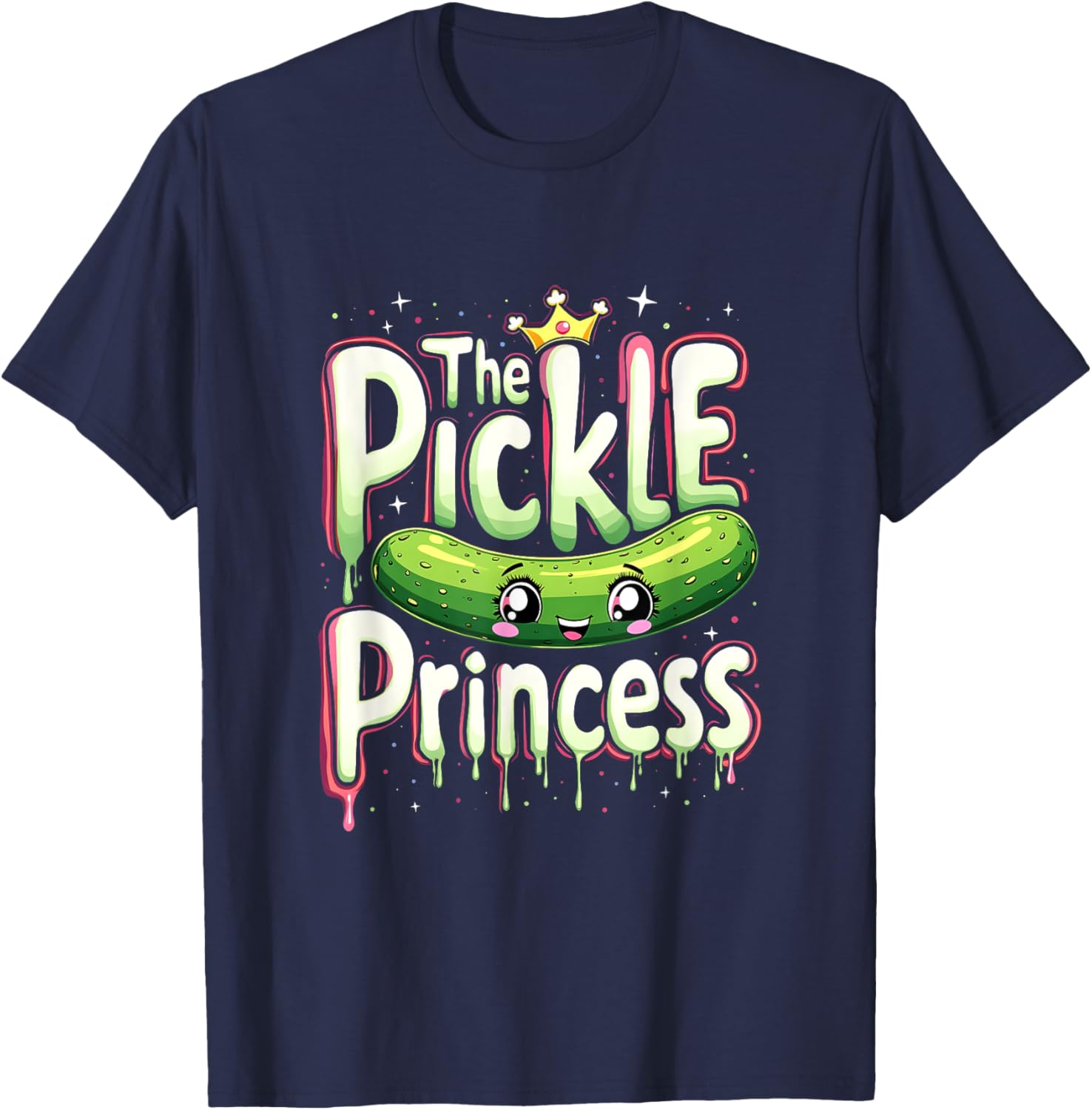 Cute Pickle Princess Ballet Fans T-Shirt for Pickle Lovers and Dancers - 22